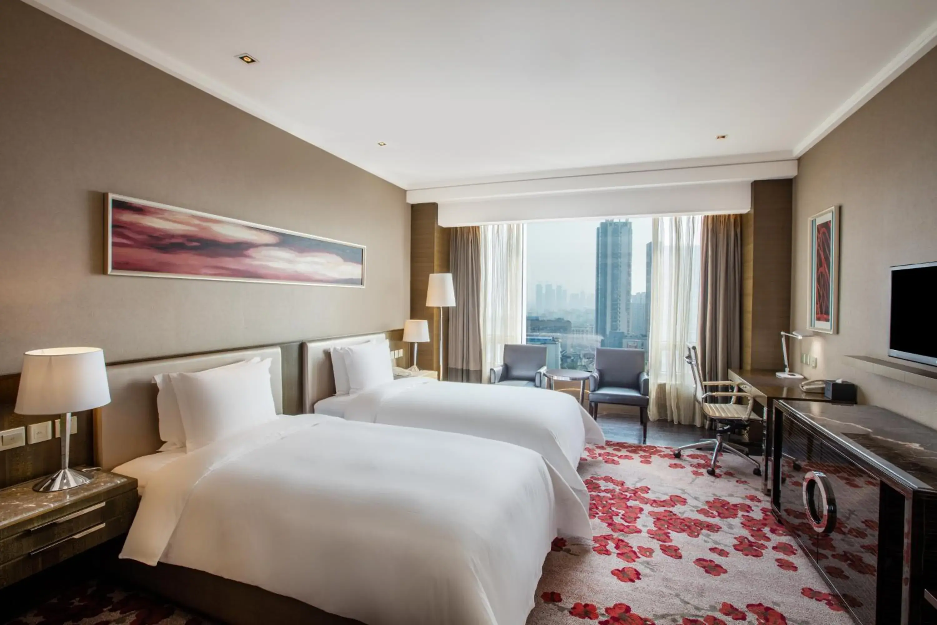 Standard Twin Room in Crowne Plaza Nanjing Jiangning by IHG Standard Twin Room in Crowne Plaza Nanjing Jiangning by IHG