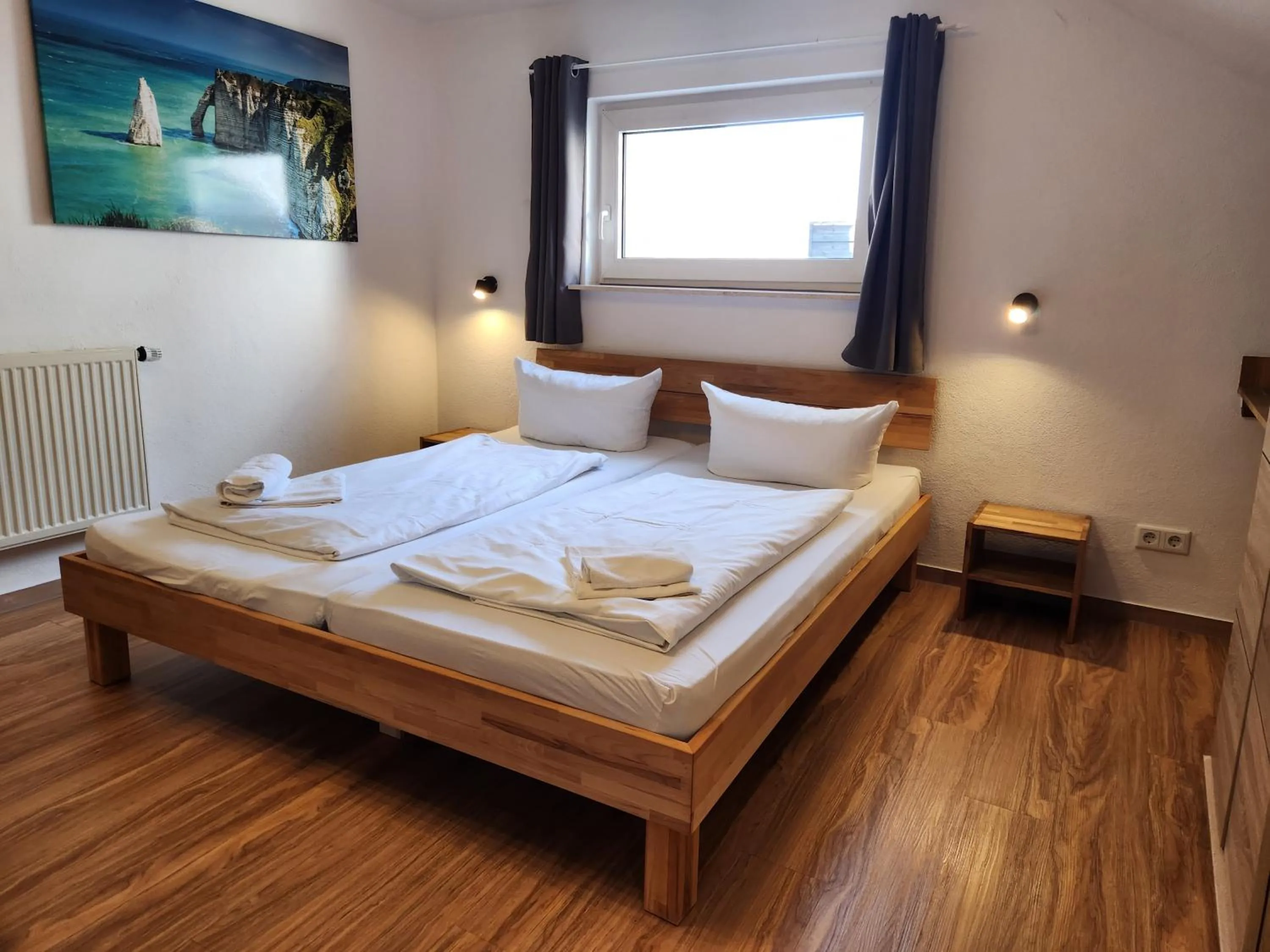 Bed in Gästehaus Parkblick