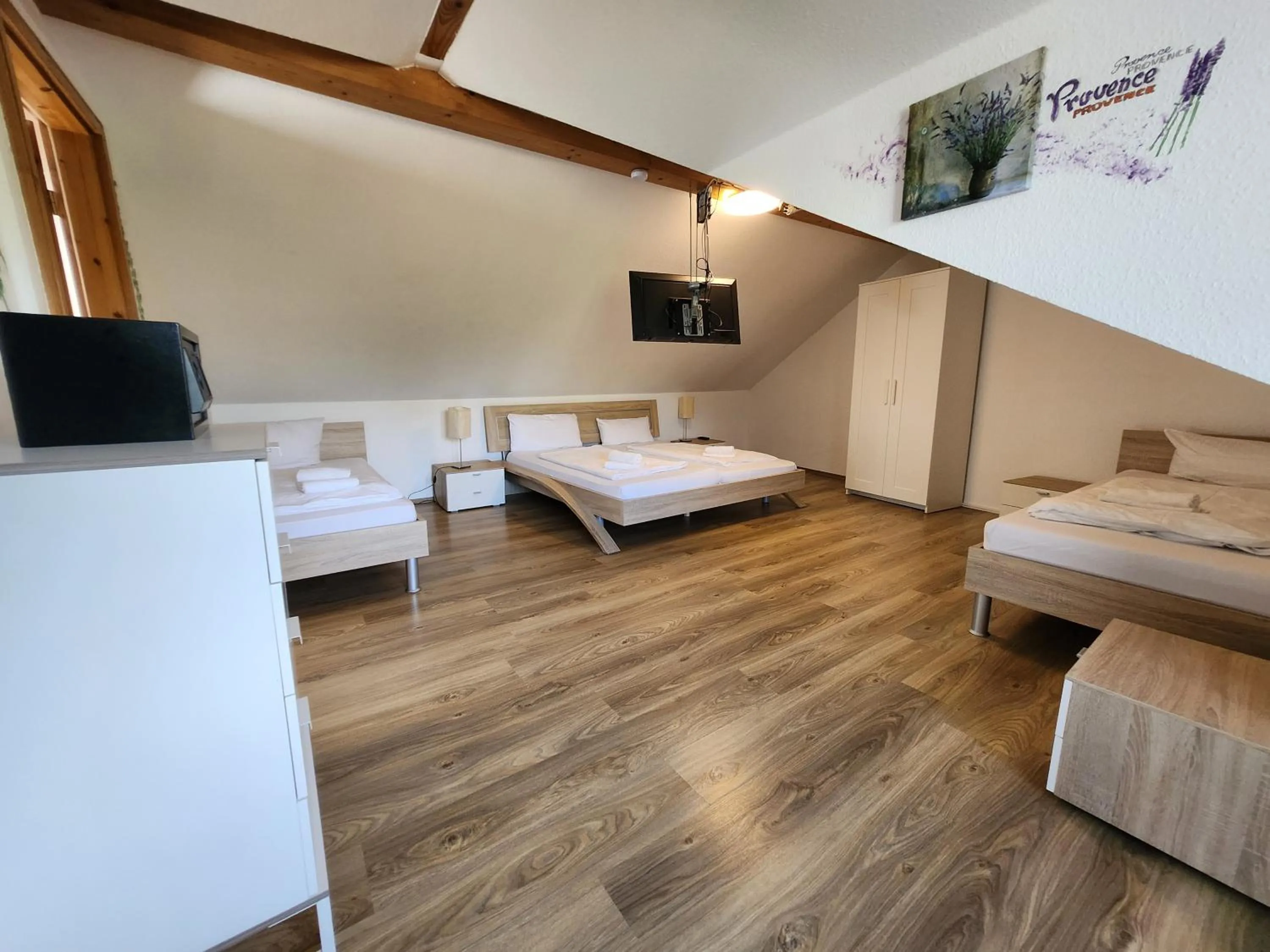 Bedroom, Bed in Gästehaus Parkblick