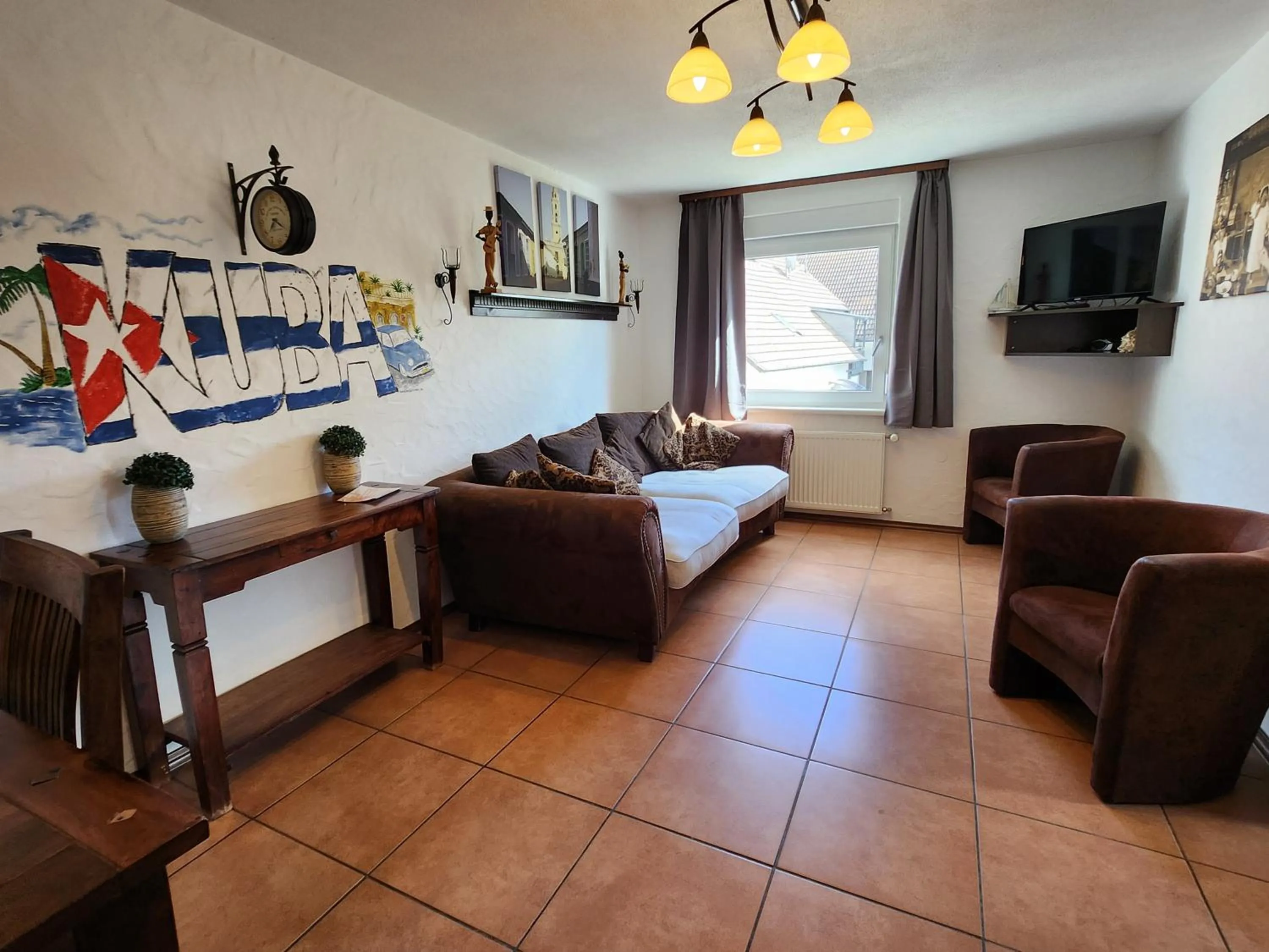 Living room in Gästehaus Parkblick