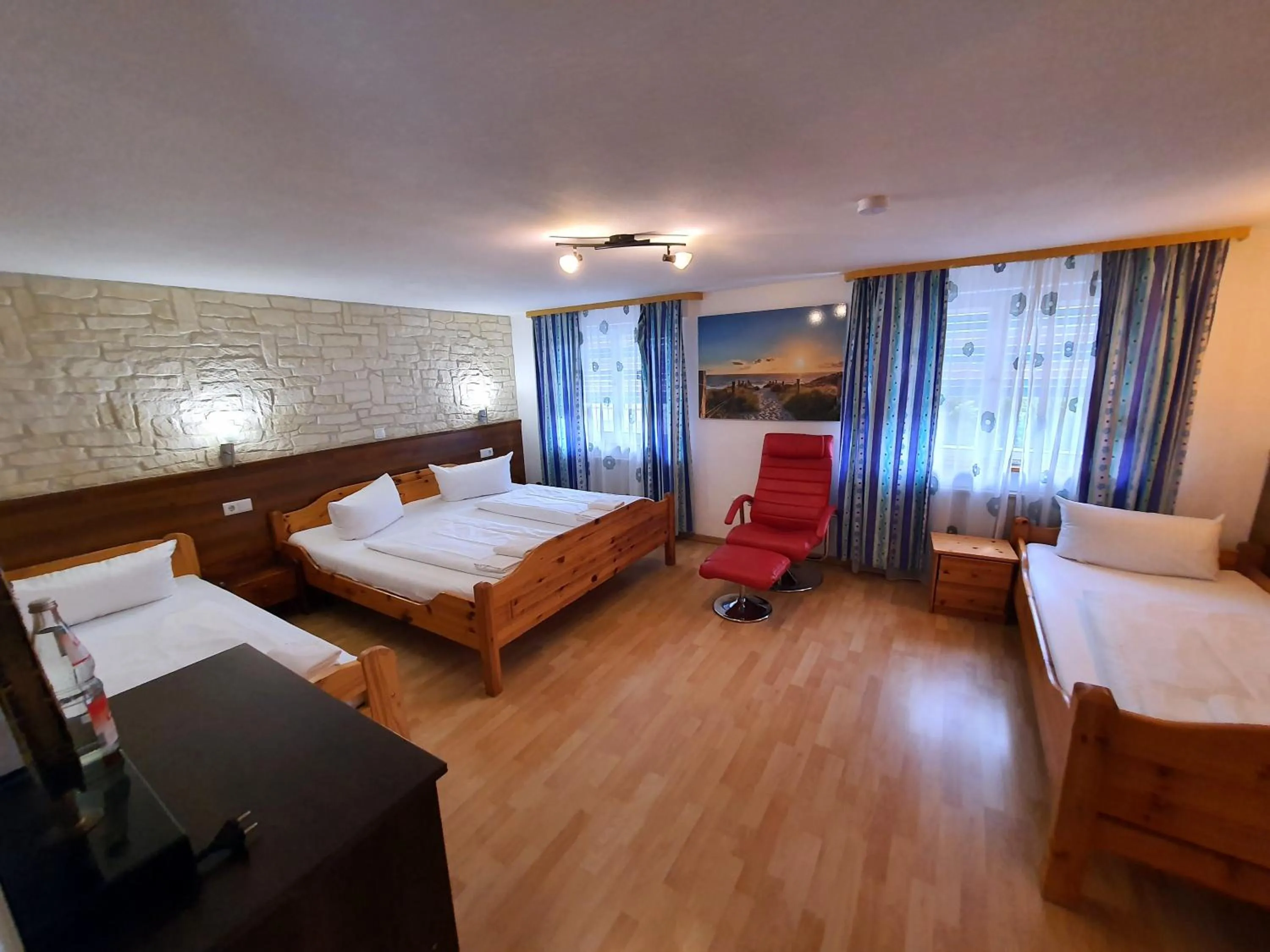 Bedroom, Bed in Gästehaus Parkblick