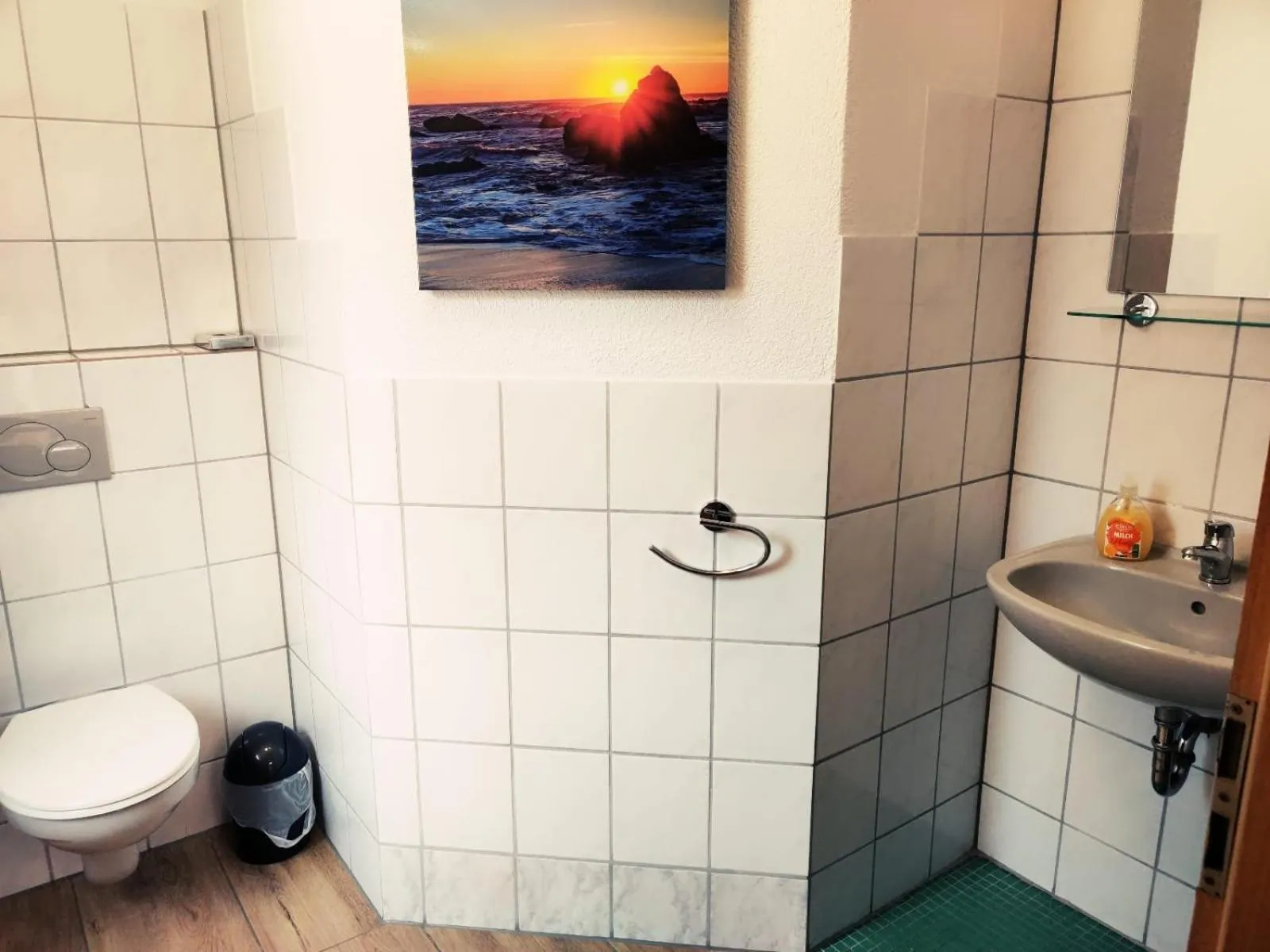 Bathroom in Gästehaus Parkblick