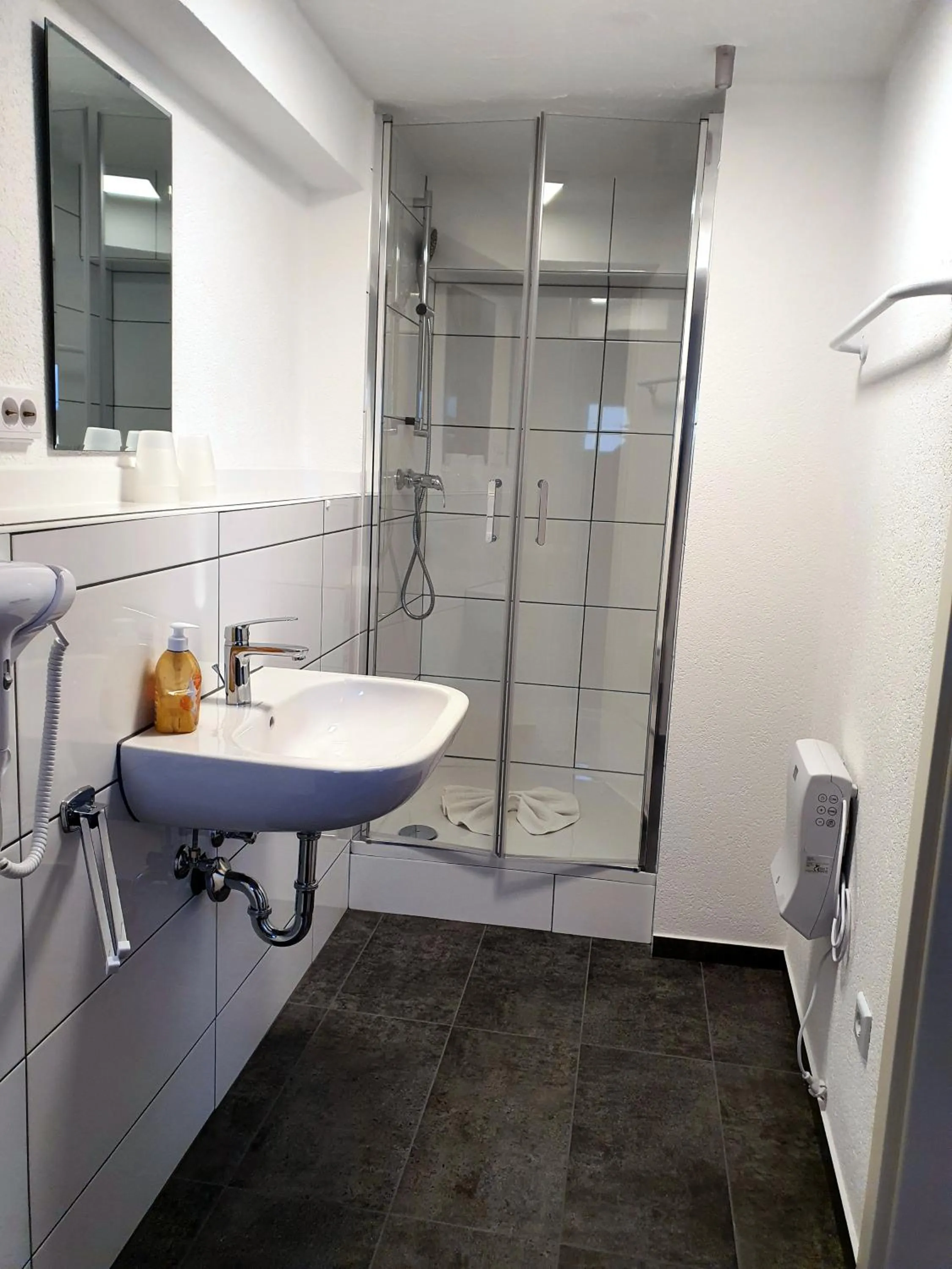 Bathroom in Gästehaus Parkblick