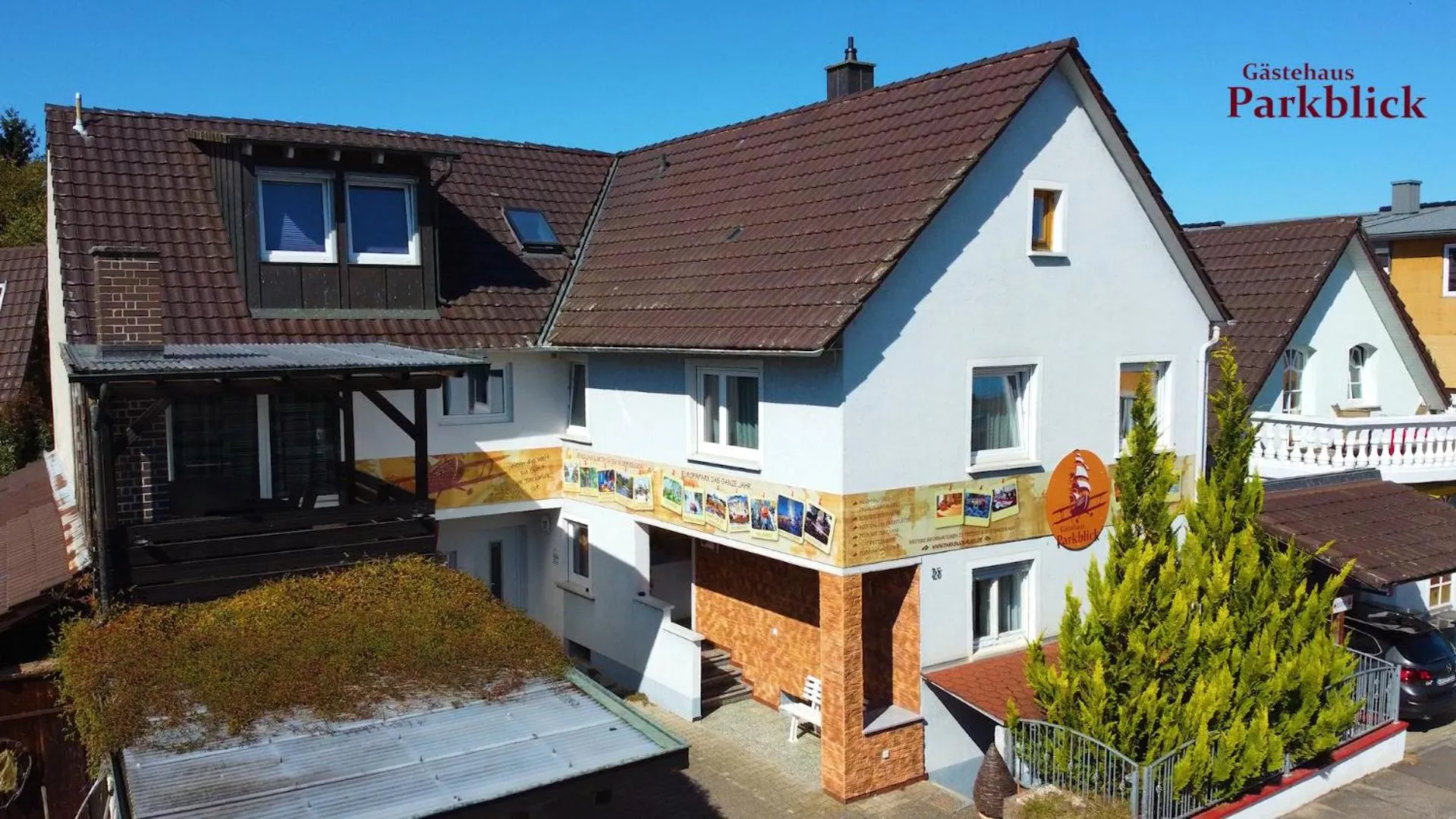 Property building in Gästehaus Parkblick