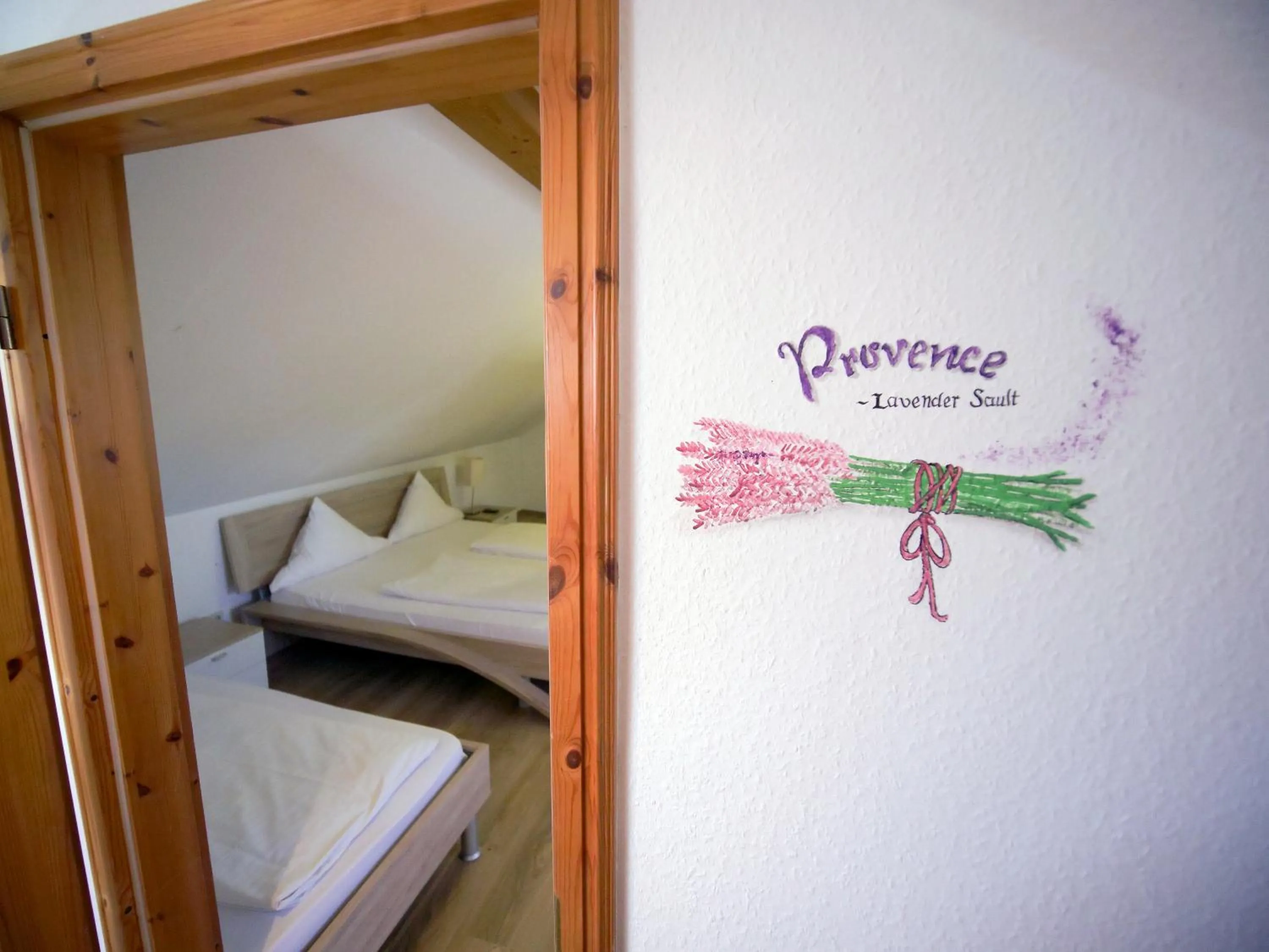 Photo of the whole room, Bed in Gästehaus Parkblick