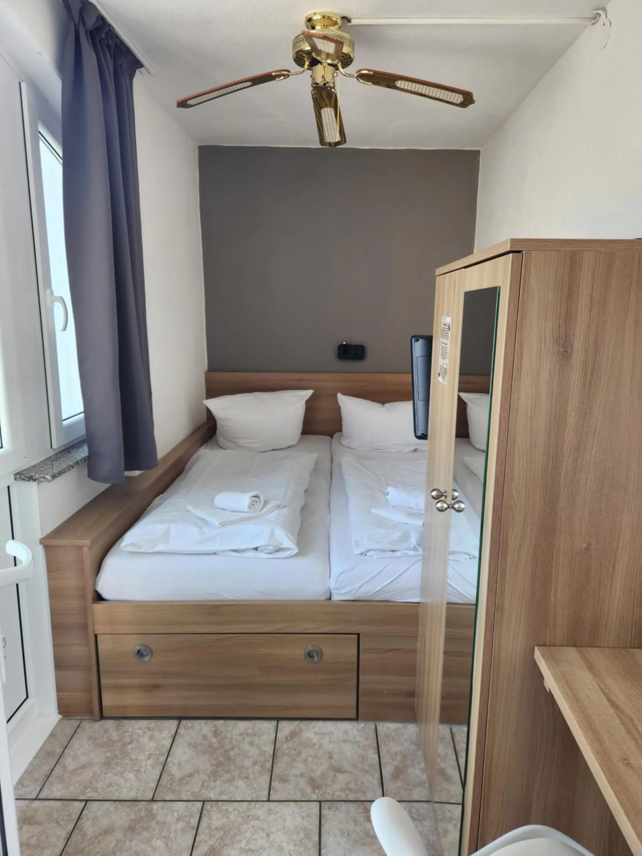 Bed in Gästehaus Parkblick