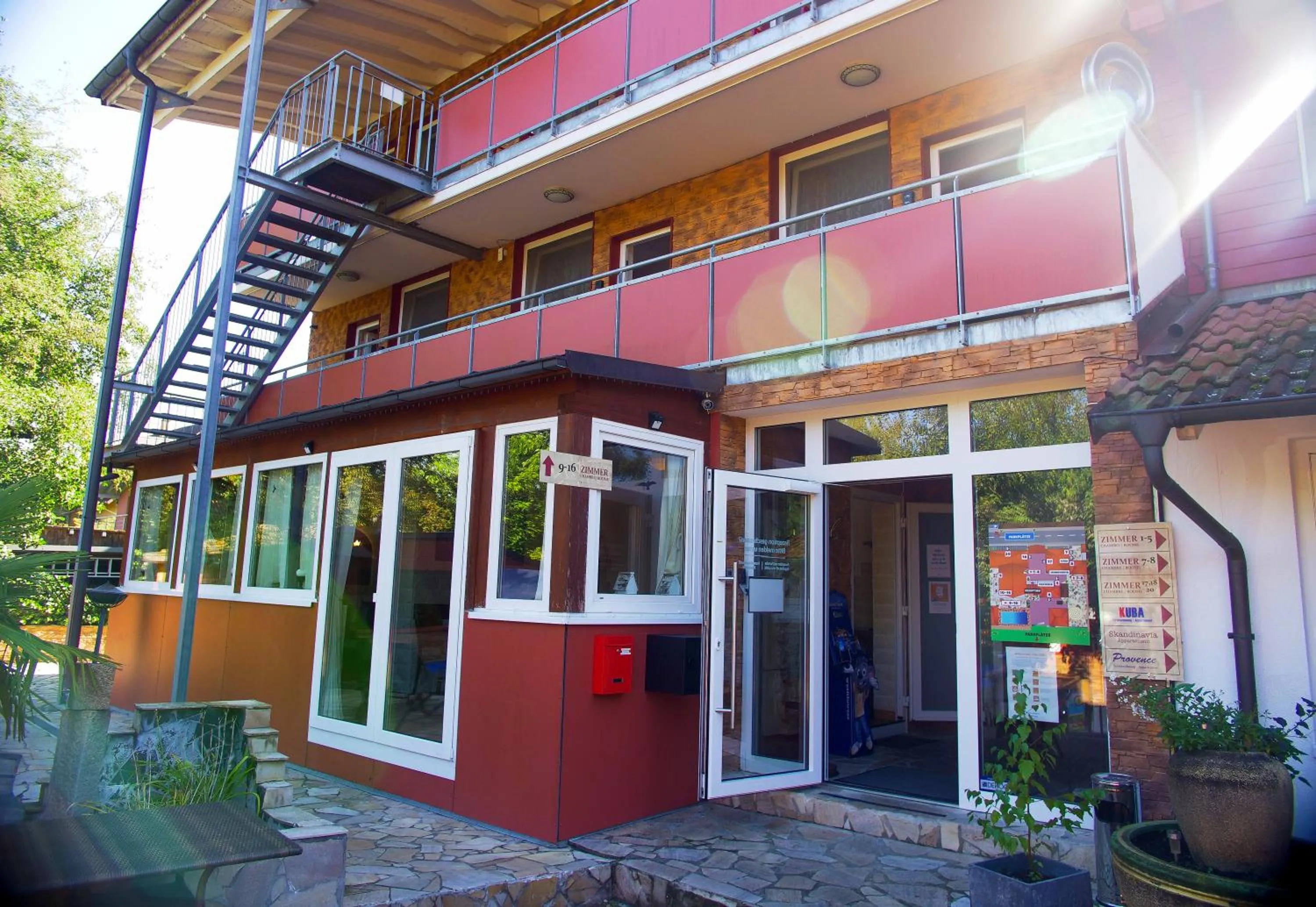 Property building in Gästehaus Parkblick