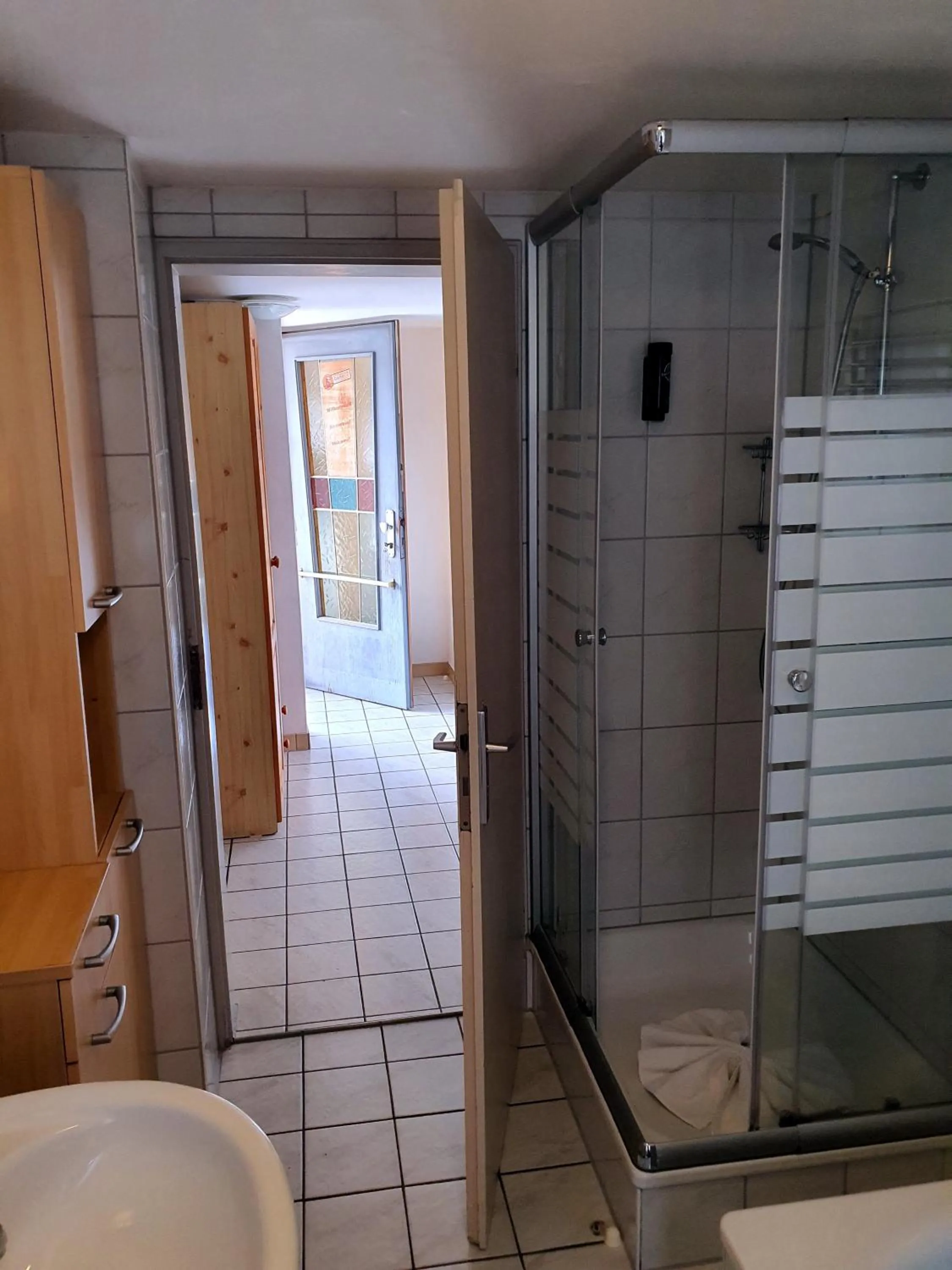 Bathroom in Gästehaus Parkblick