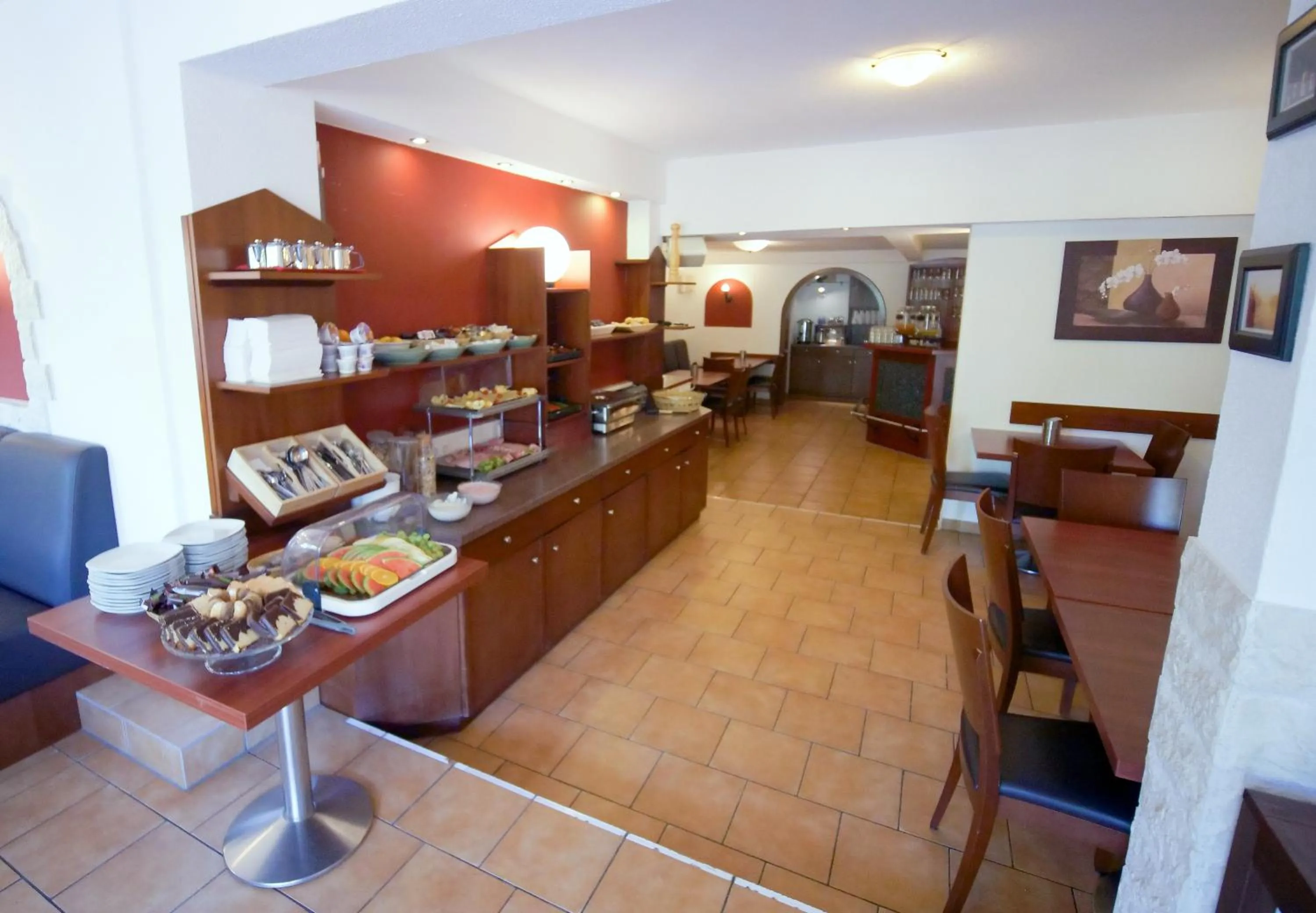 Restaurant/places to eat in Gästehaus Parkblick