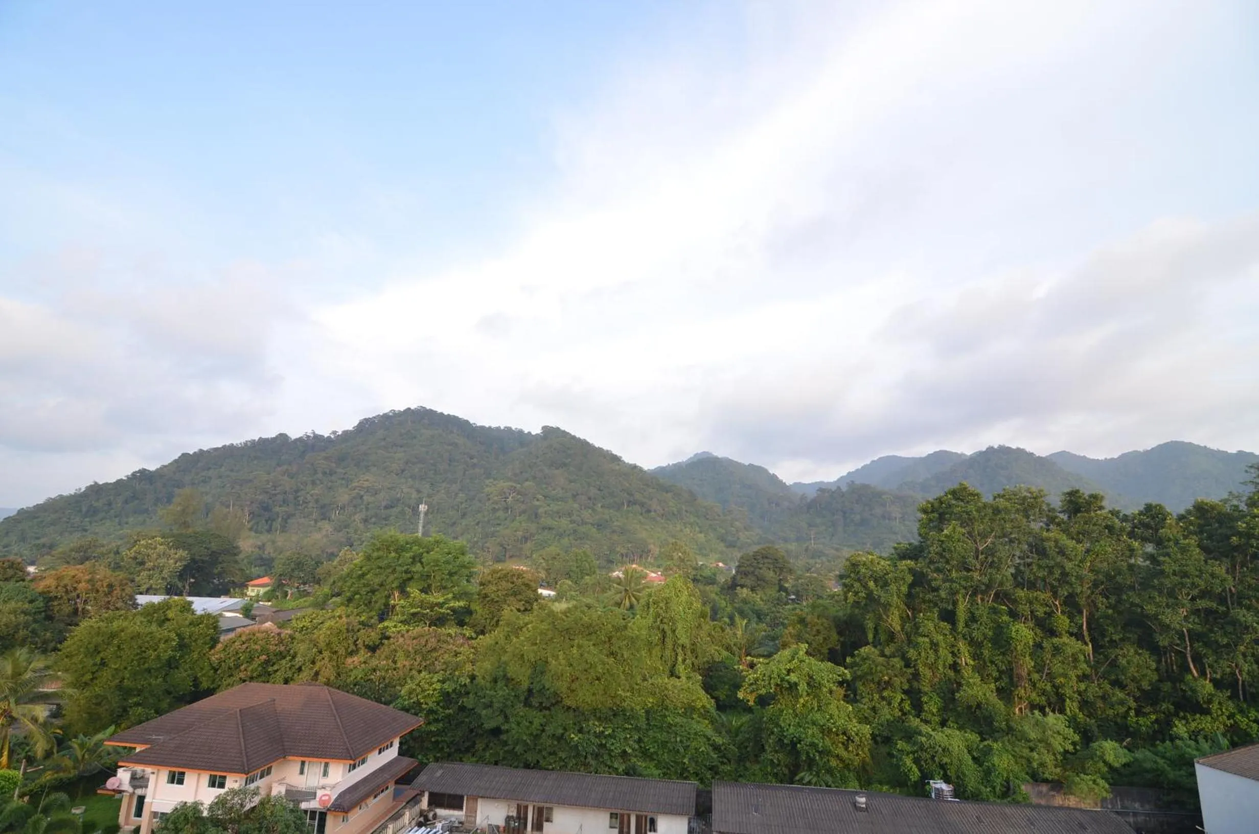 Bird's eye view in Ranong Garden Hotel