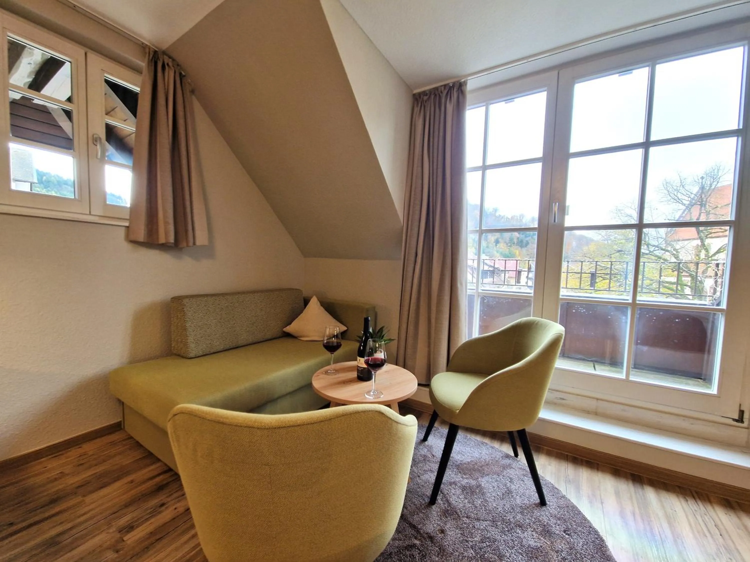 Seating area in Hotel-Gasthaus Goldener Engel