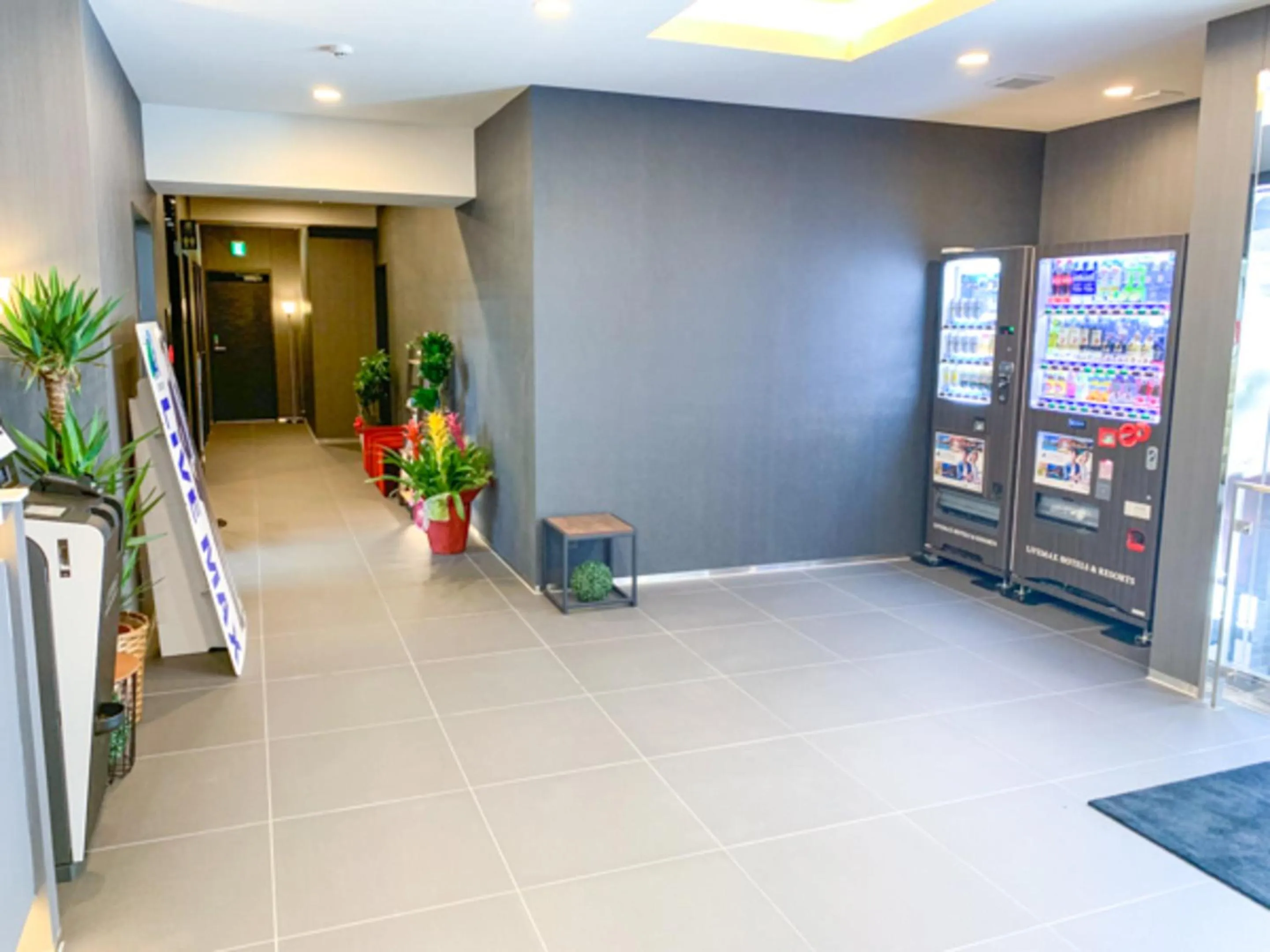 Lobby or reception in HOTEL LiVEMAX Okayama Kurashiki Ekimae