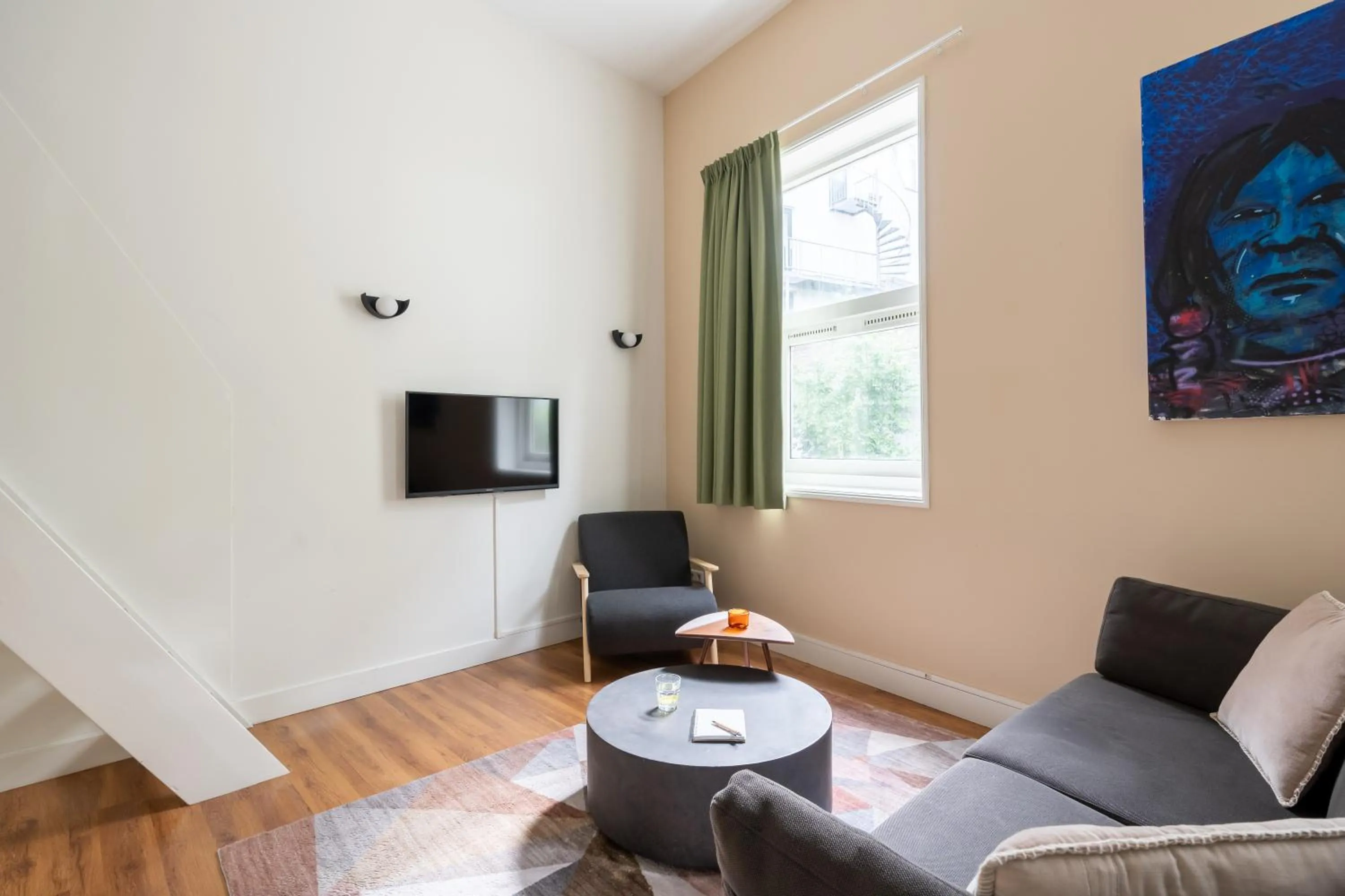 Living room in Amsterdam Dockside Flats