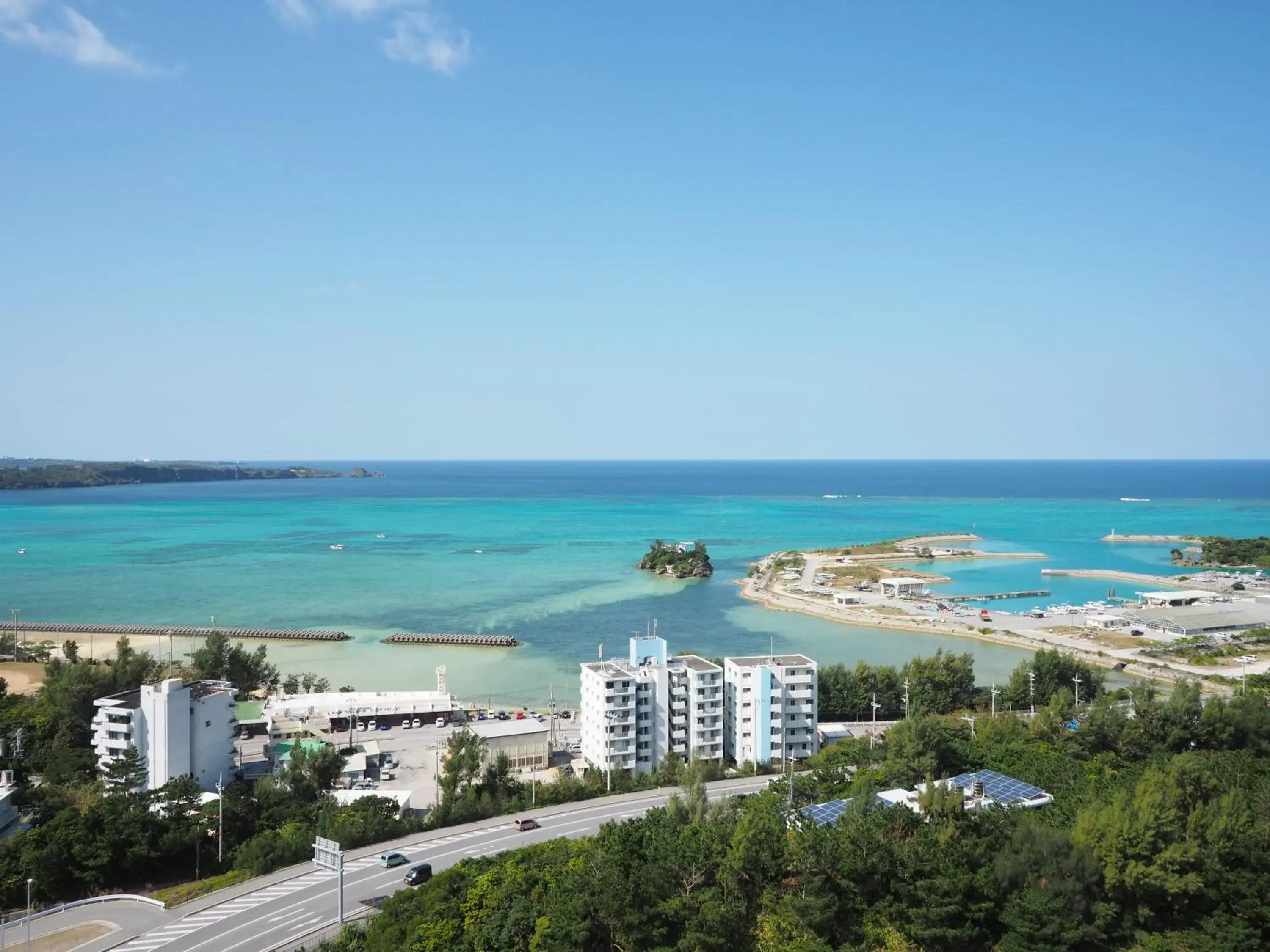 Sea view in Hiyori Ocean Resort Okinawa Sea view in Hiyori Ocean Resort Okinawa