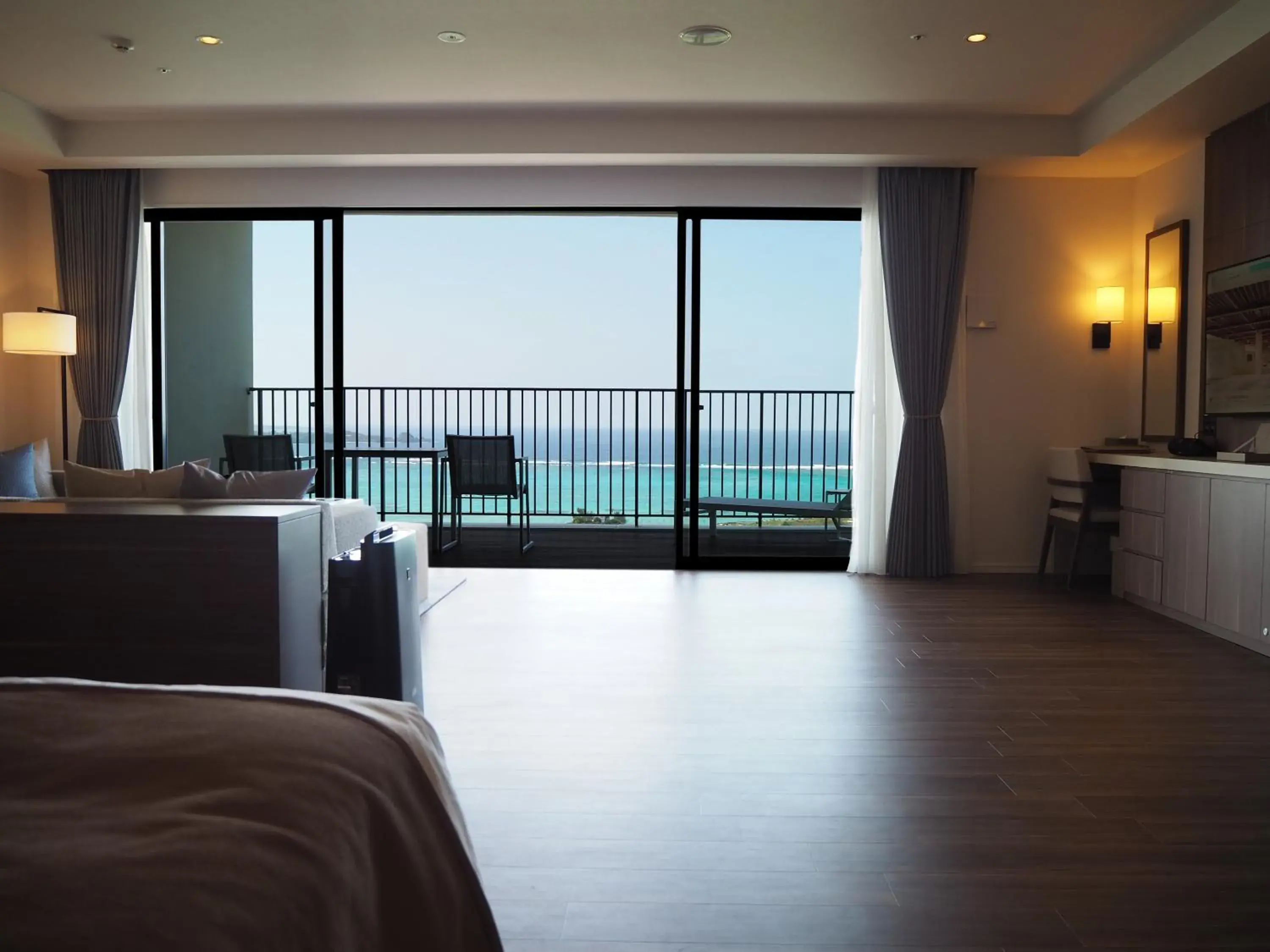 Sea view, Bed in Hiyori Ocean Resort Okinawa Sea view, Bed in Hiyori Ocean Resort Okinawa
