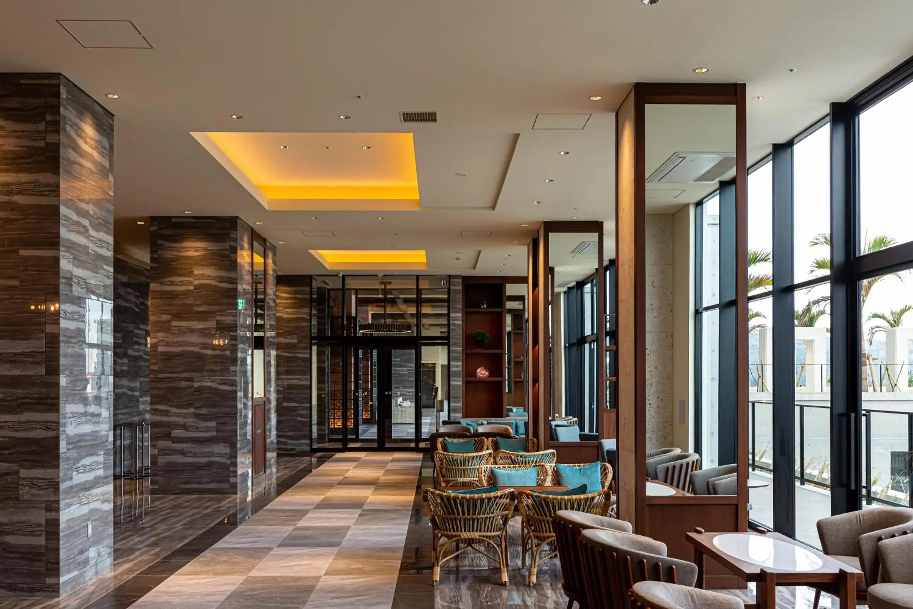 Lobby or reception in Hiyori Ocean Resort Okinawa Lobby or reception in Hiyori Ocean Resort Okinawa