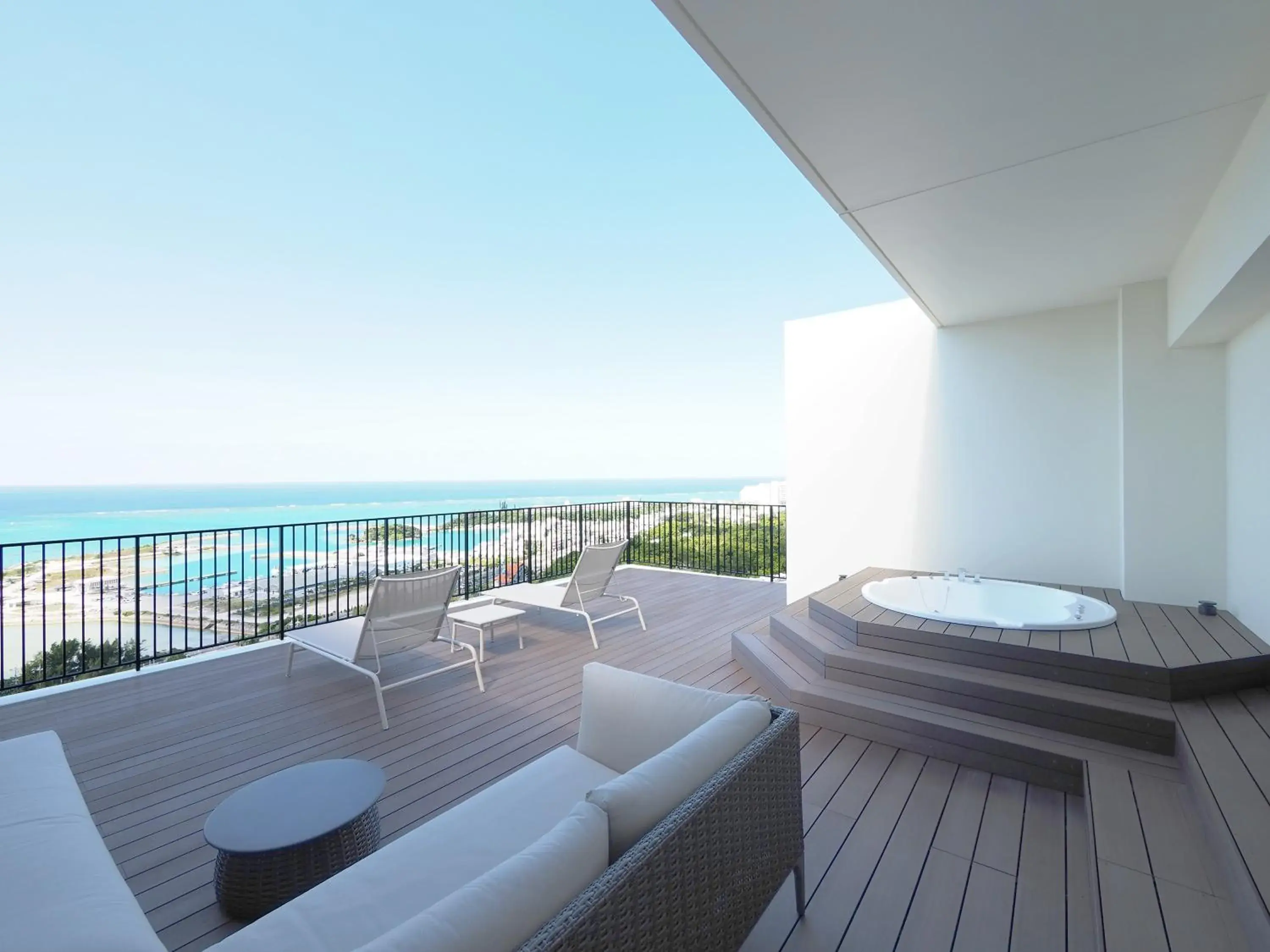 Sea view in Hiyori Ocean Resort Okinawa Sea view in Hiyori Ocean Resort Okinawa