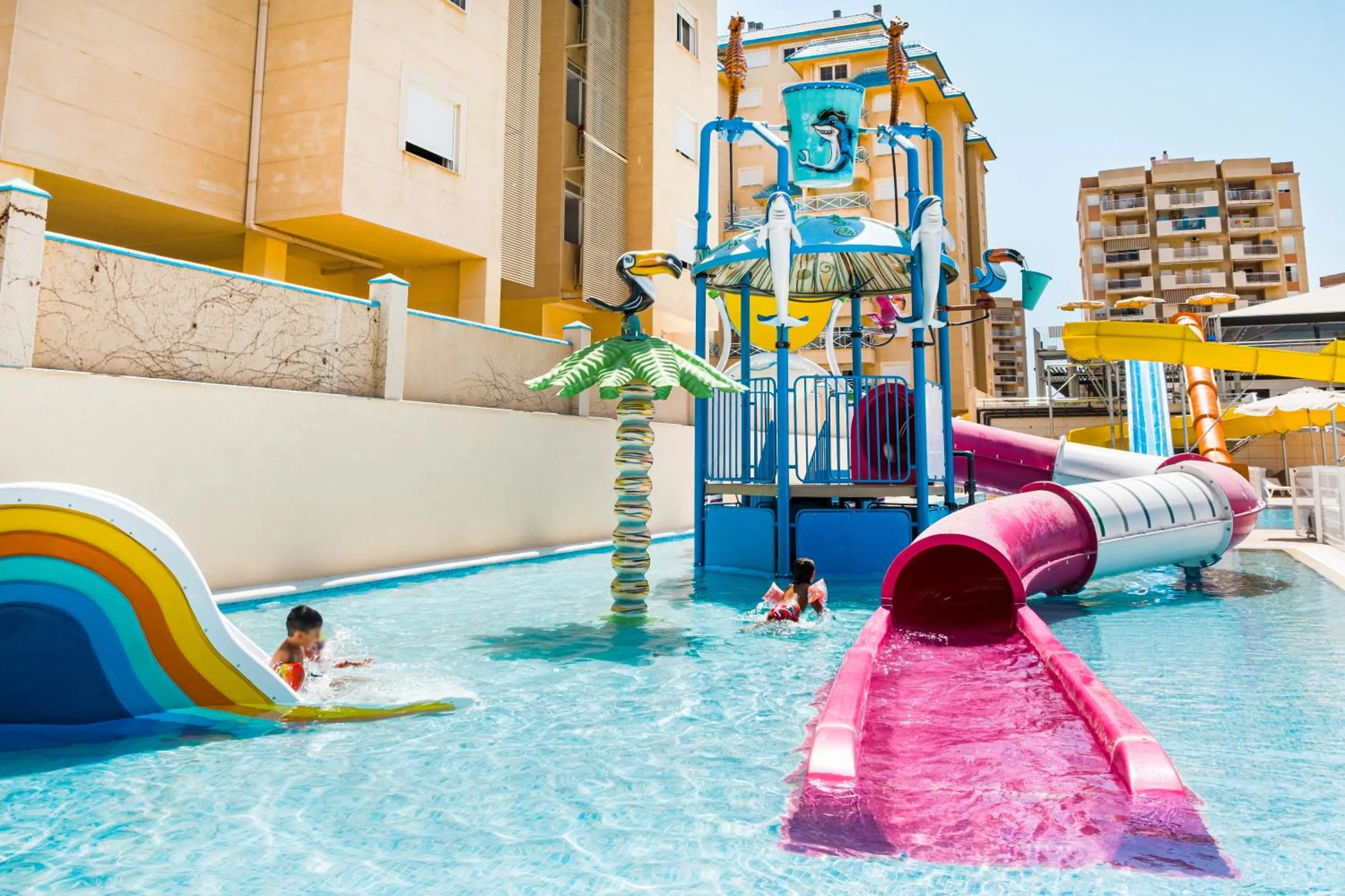 Children play ground in Bakour La Manga Splash
