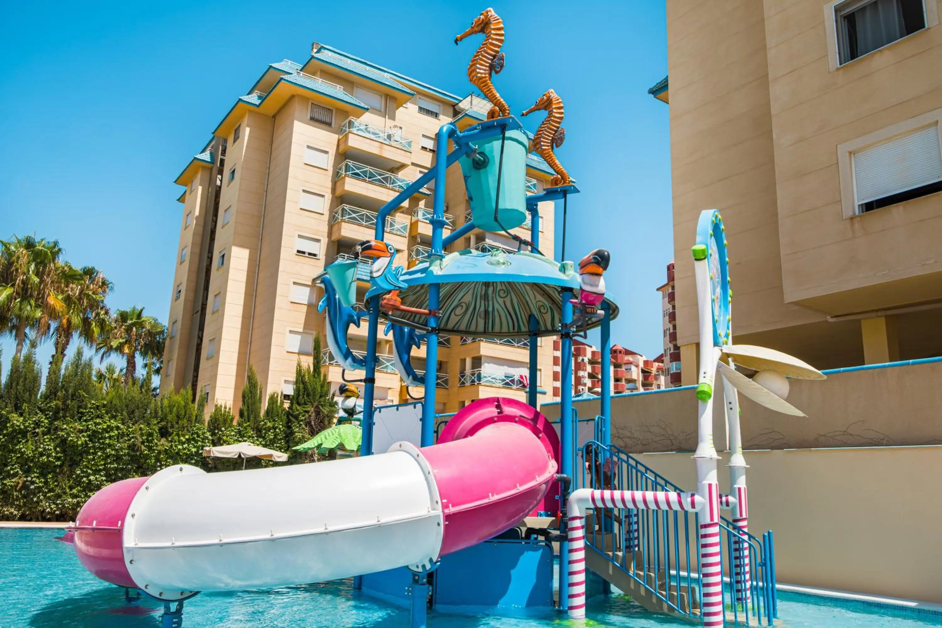 Children play ground in Bakour La Manga Splash