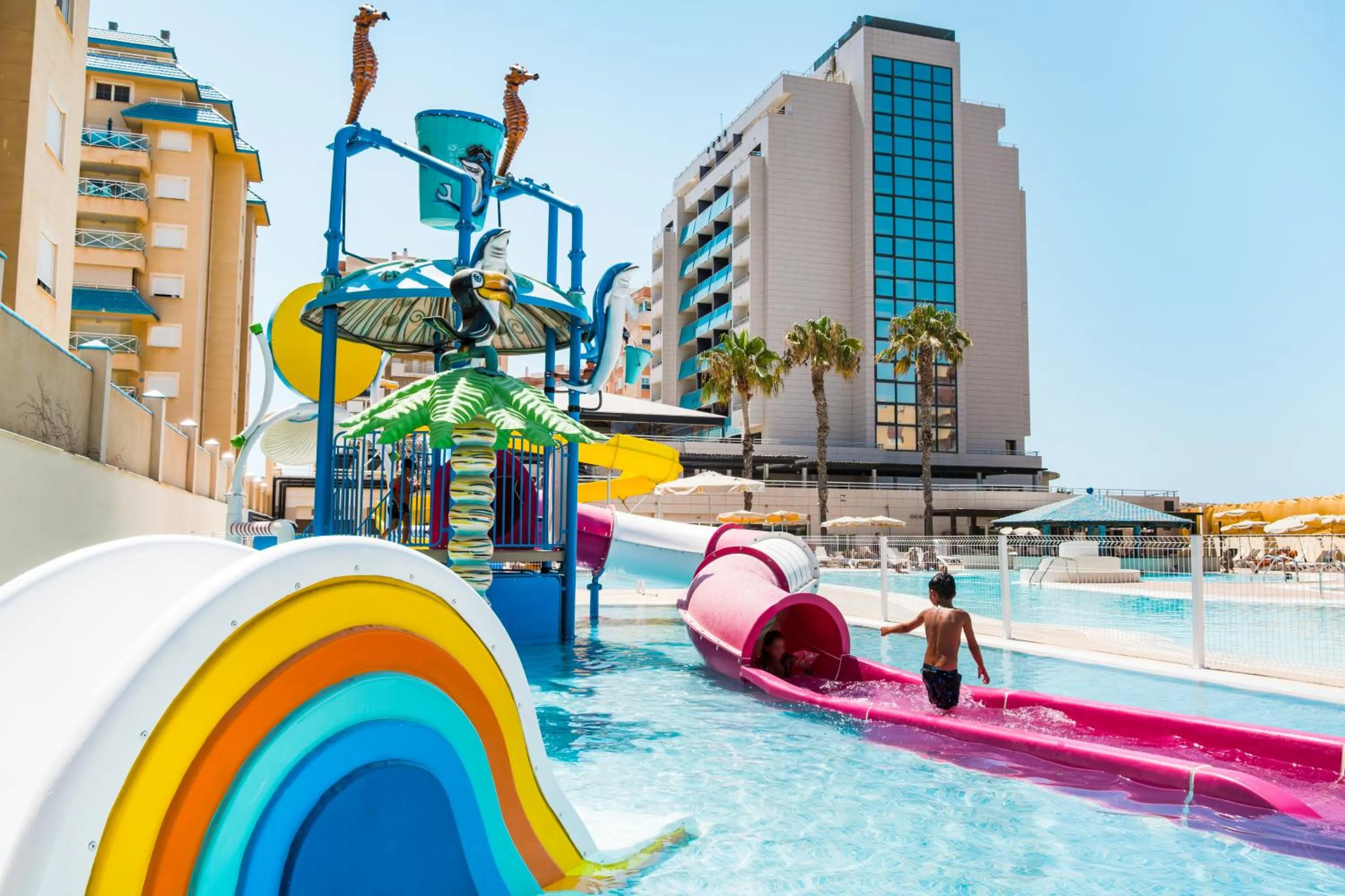 Children play ground in Bakour La Manga Splash