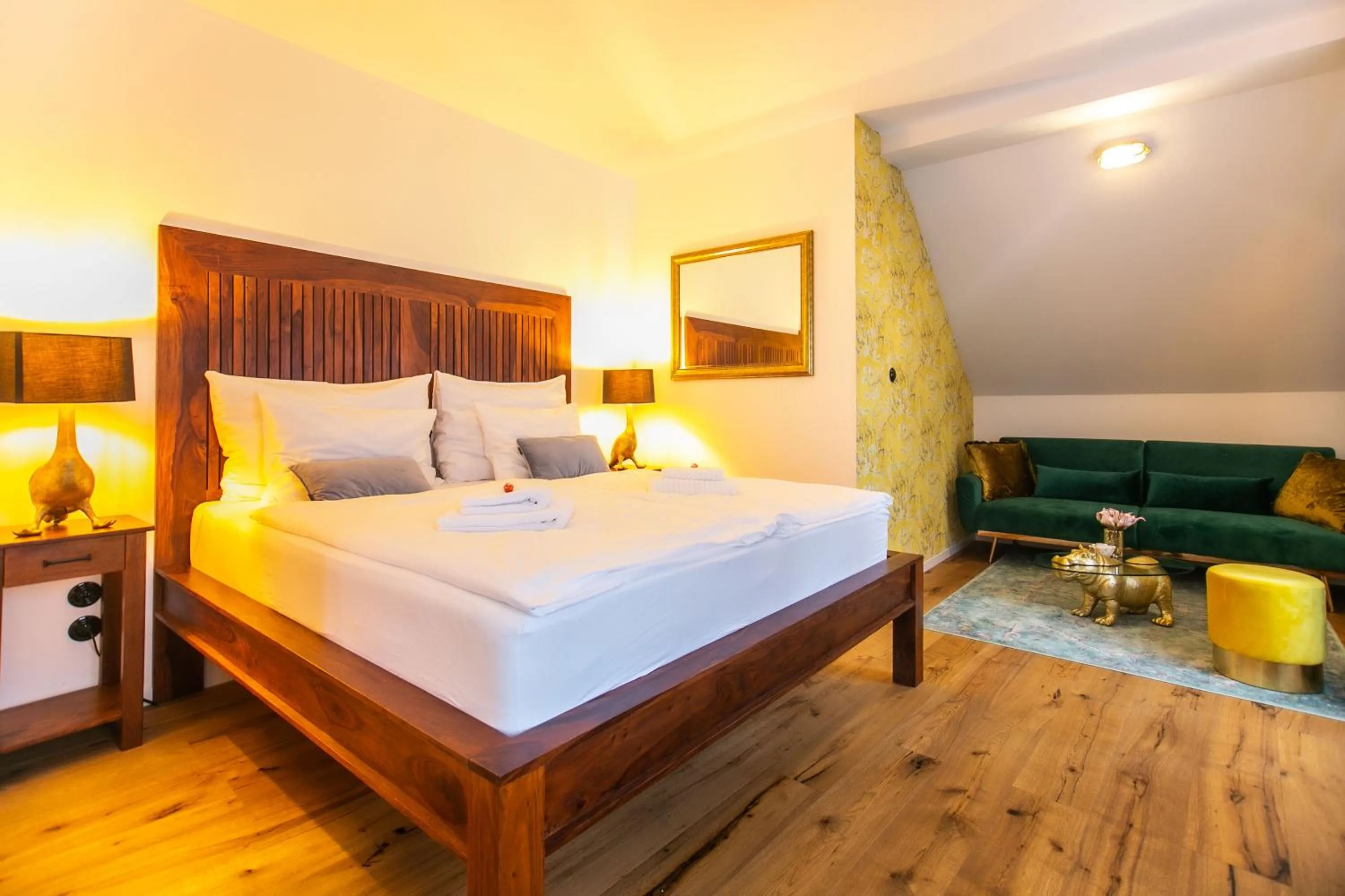 Photo of the whole room, Bed in Pension Adalbert
