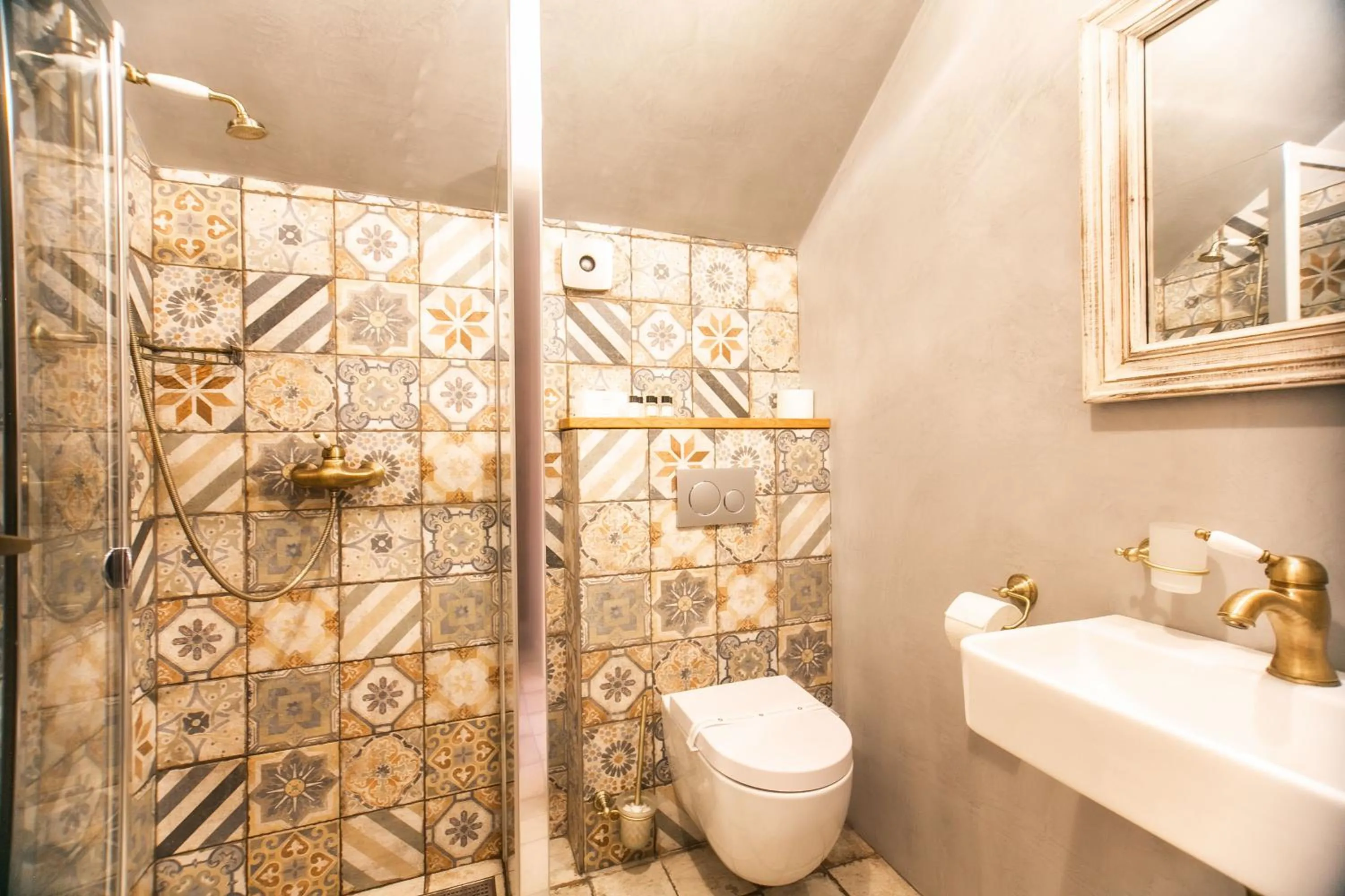 Bathroom in Pension Adalbert
