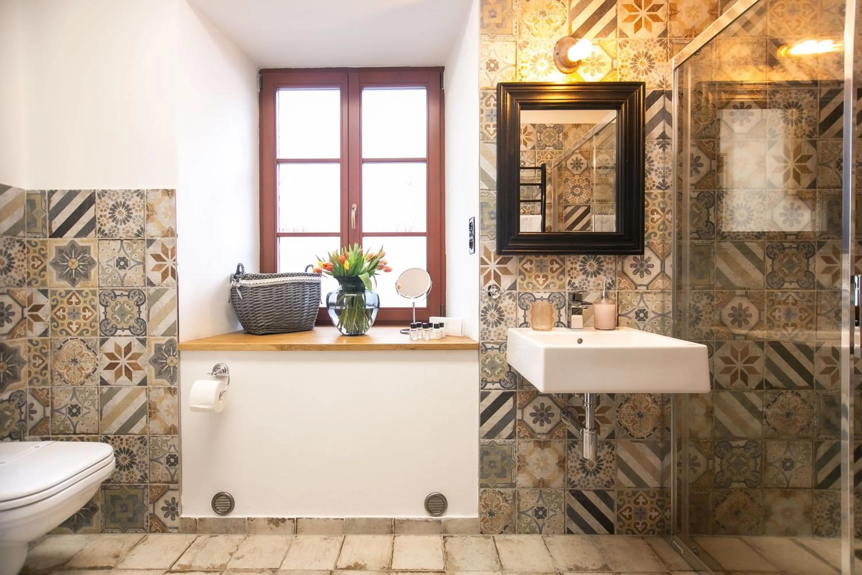 Bathroom in Pension Adalbert