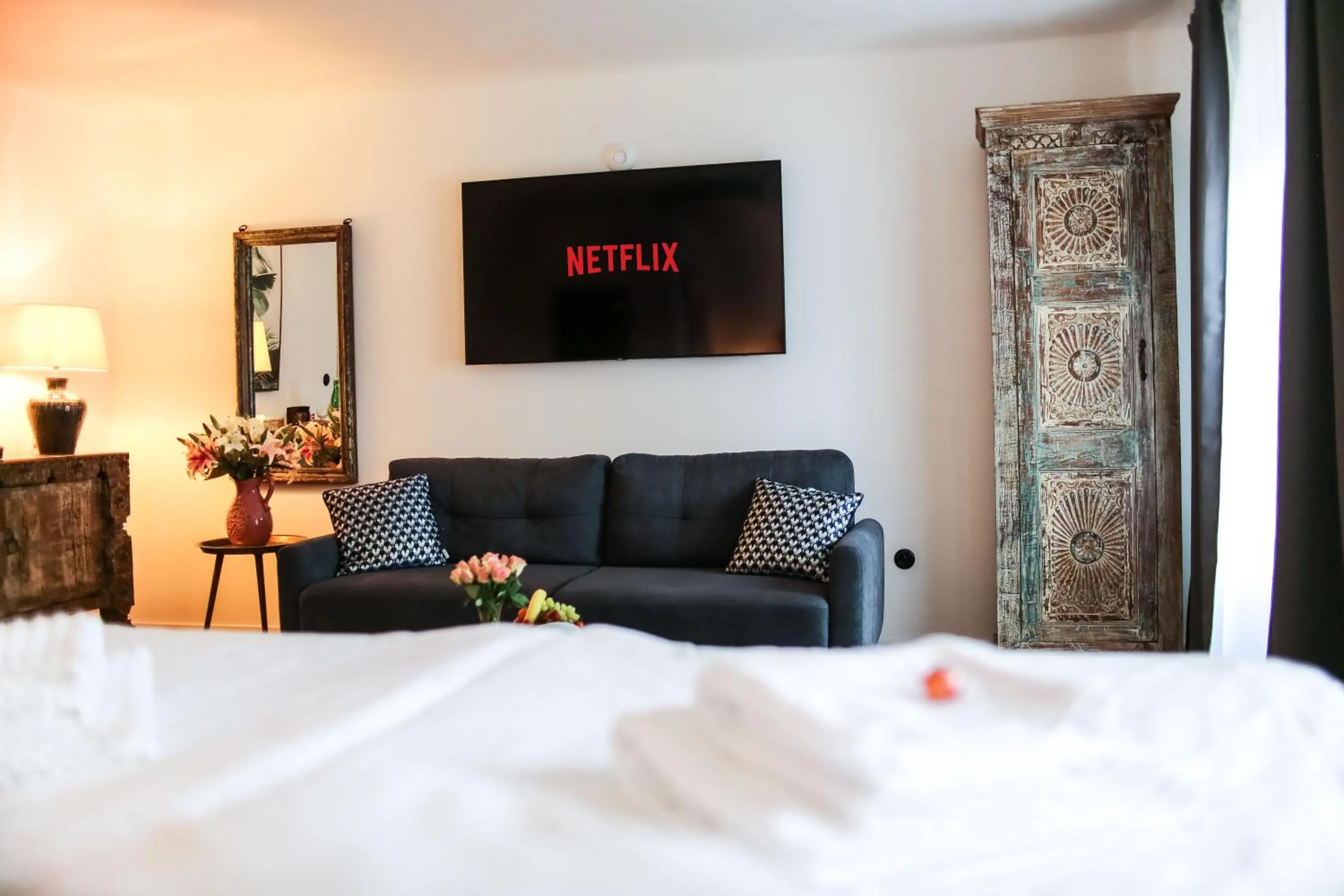 TV and multimedia, Bed in Pension Adalbert