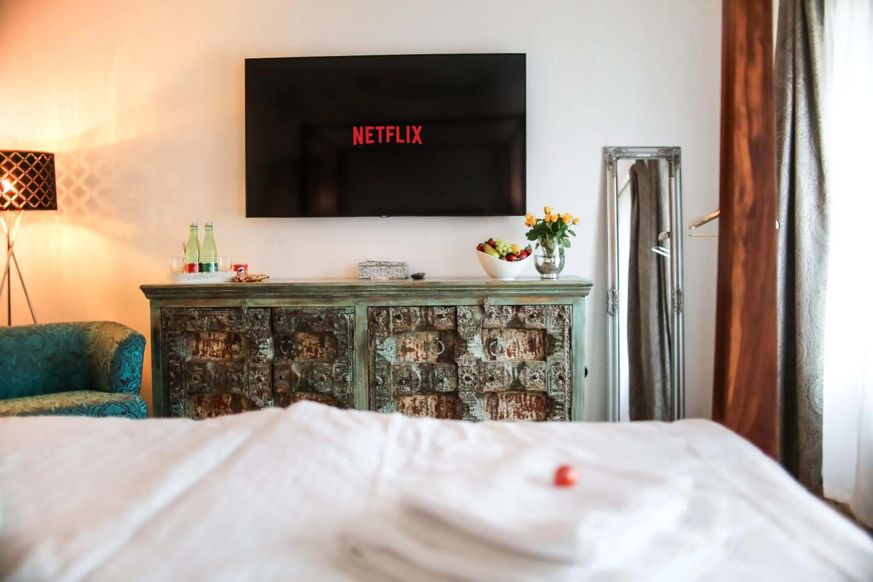 TV and multimedia, Bed in Pension Adalbert
