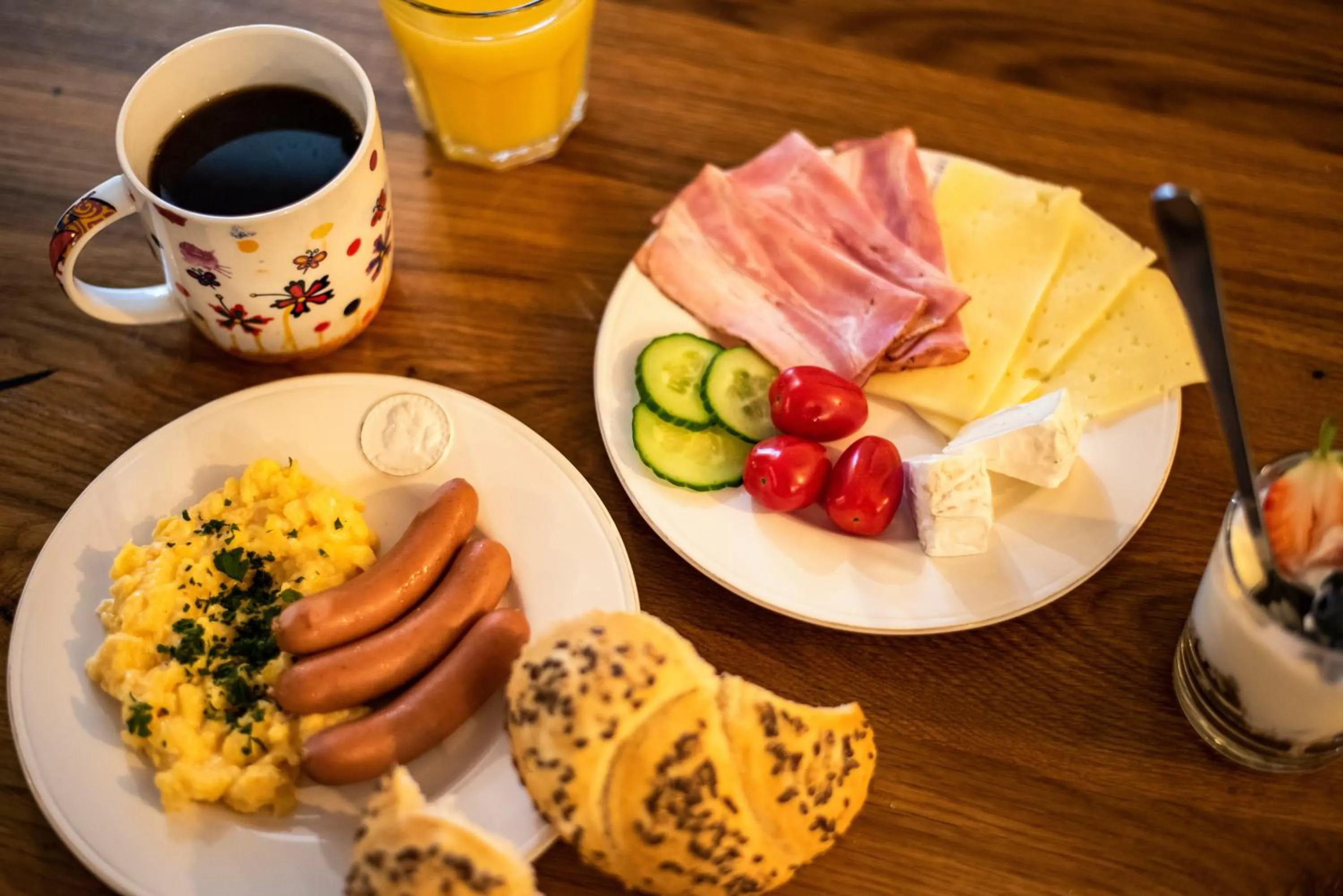 Food and drinks in Pension Adalbert