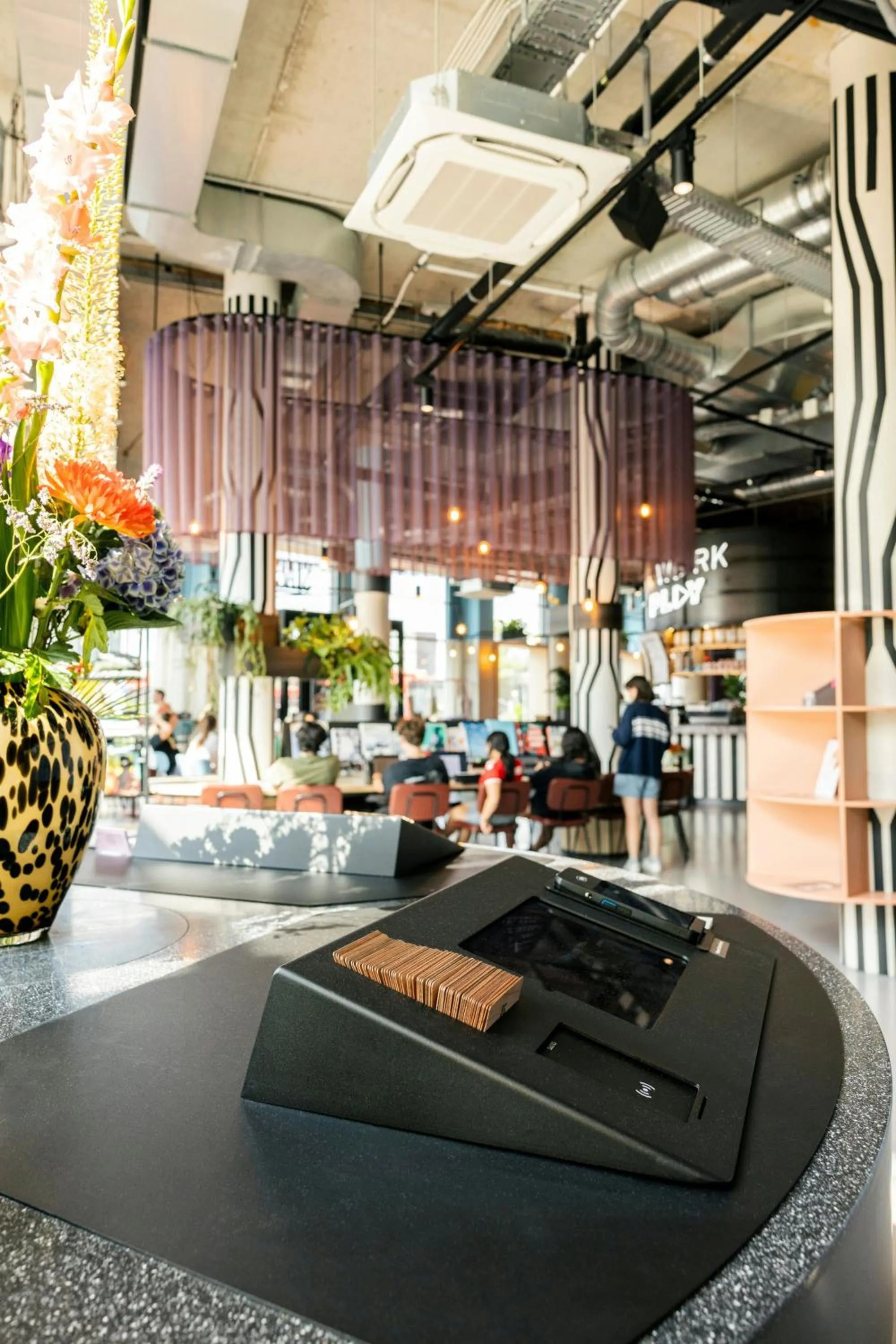 Lobby or reception in The Social Hub Delft