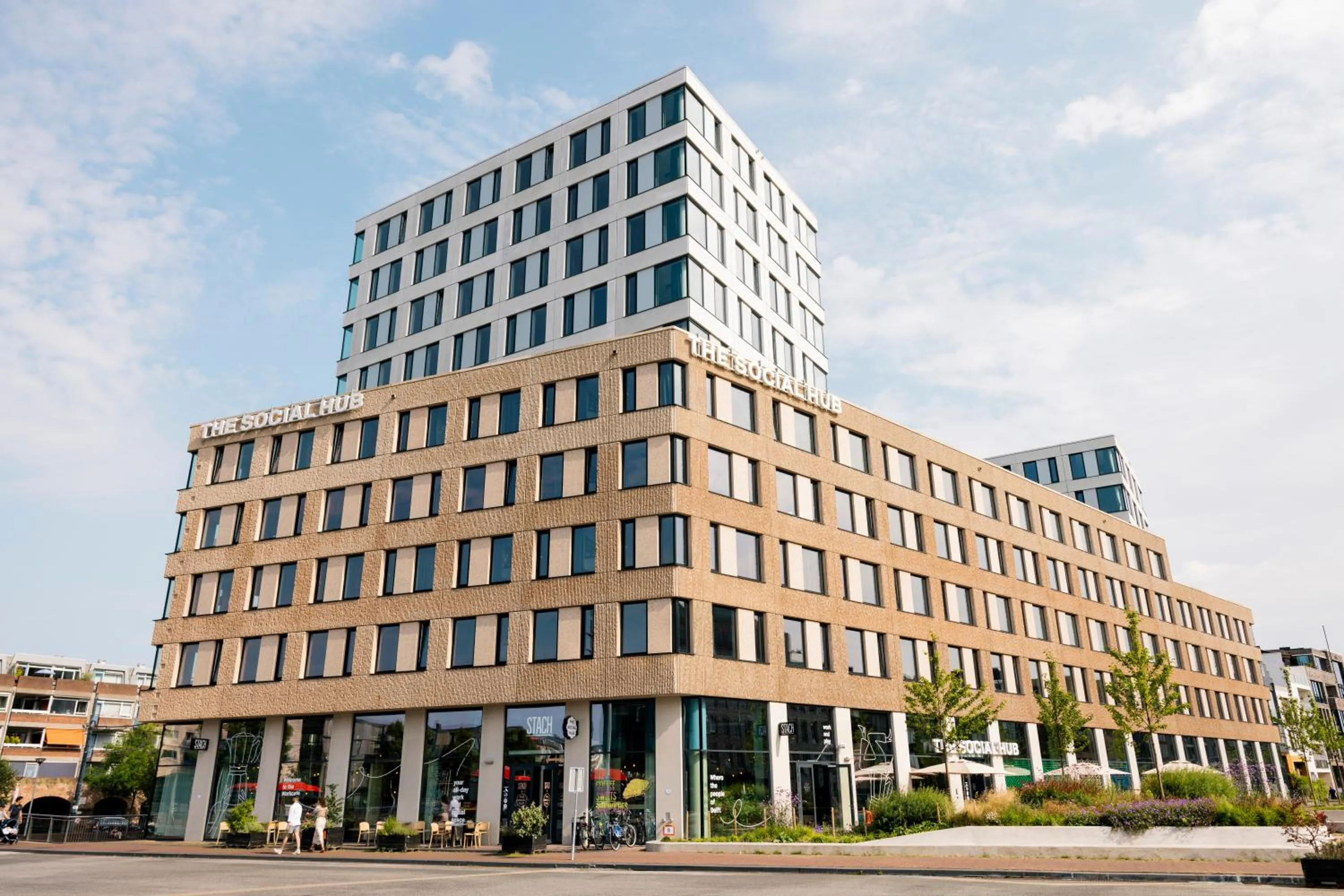 Property building in The Social Hub Delft