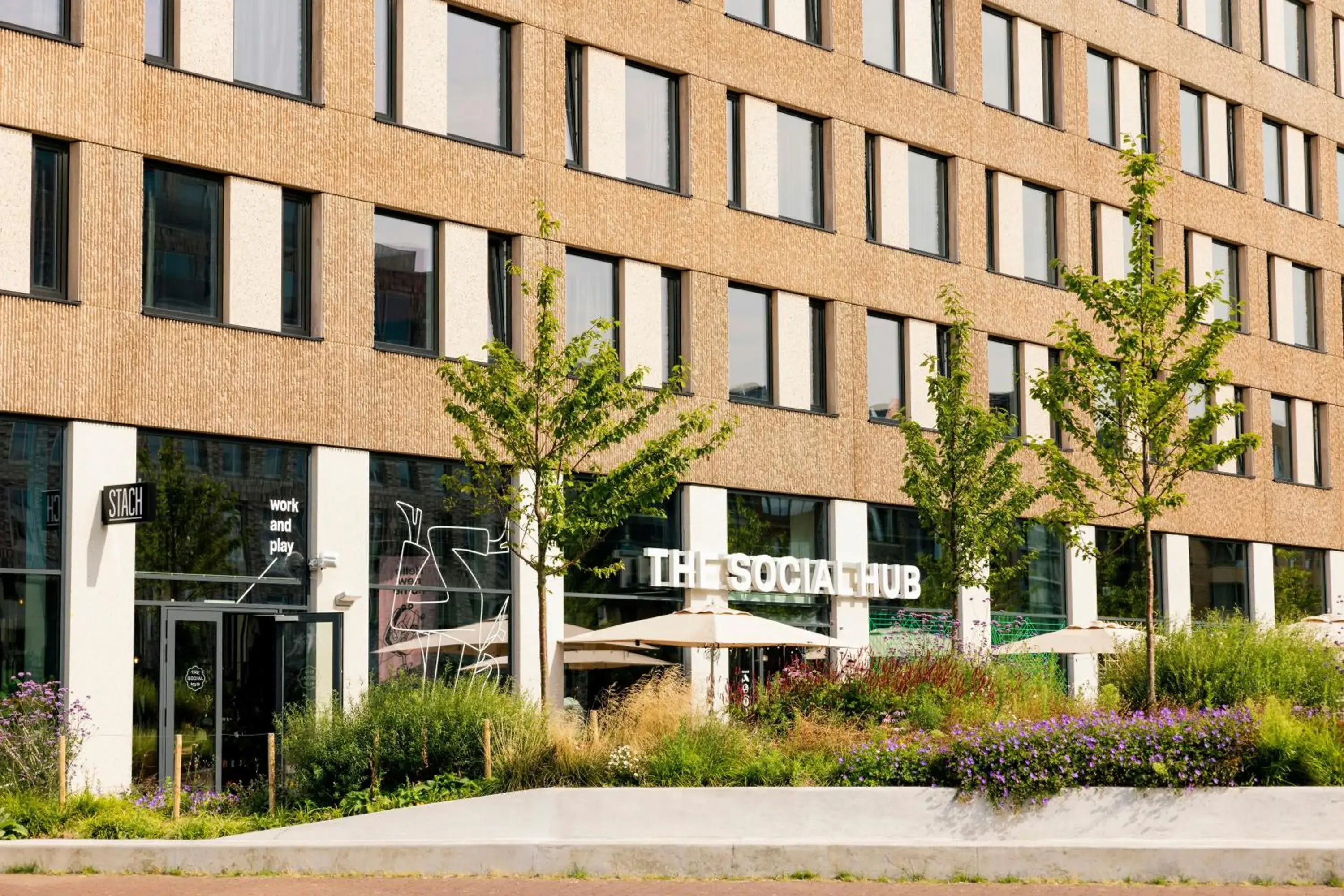 Property building in The Social Hub Delft Property building in The Social Hub Delft