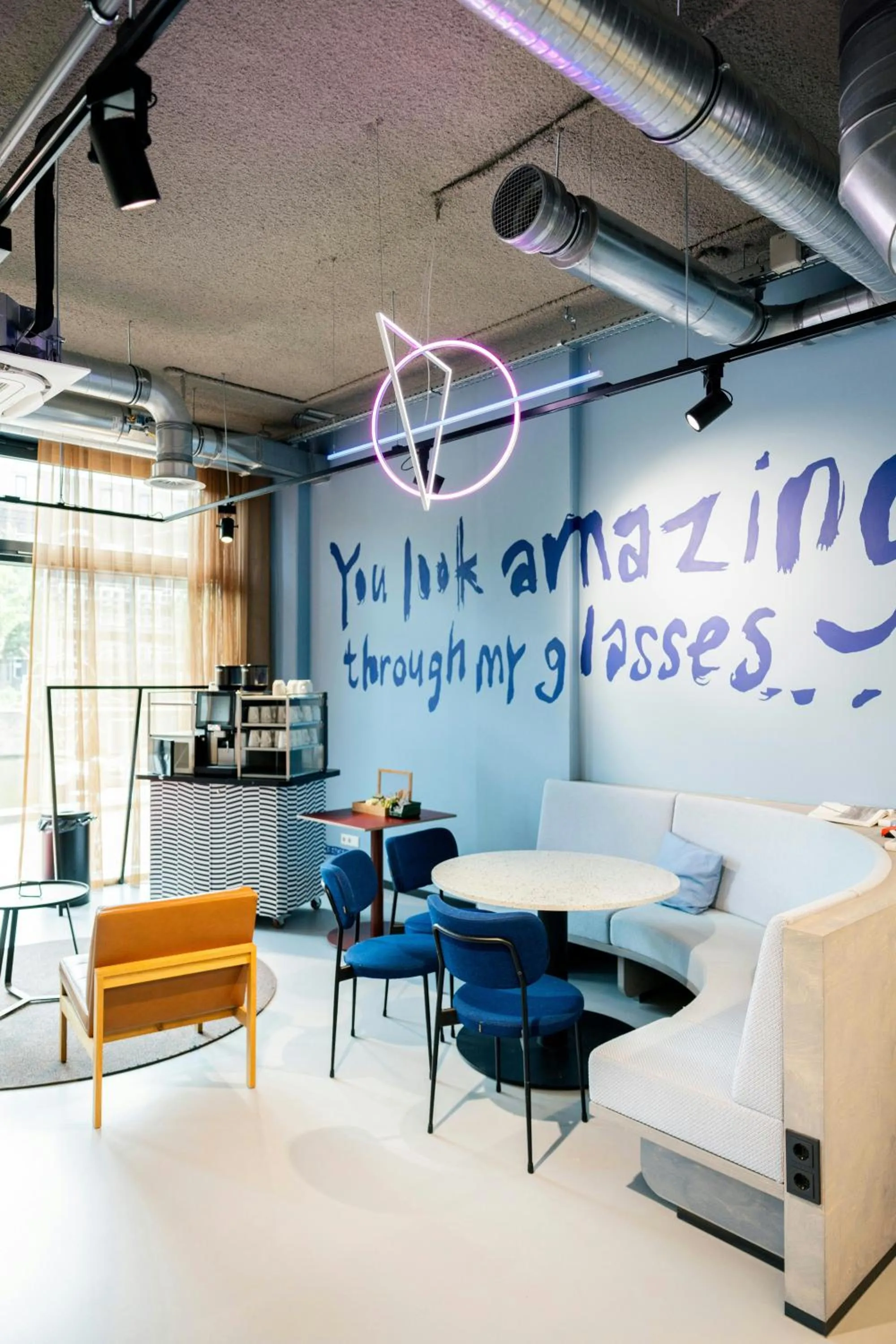 Lobby or reception in The Social Hub Delft