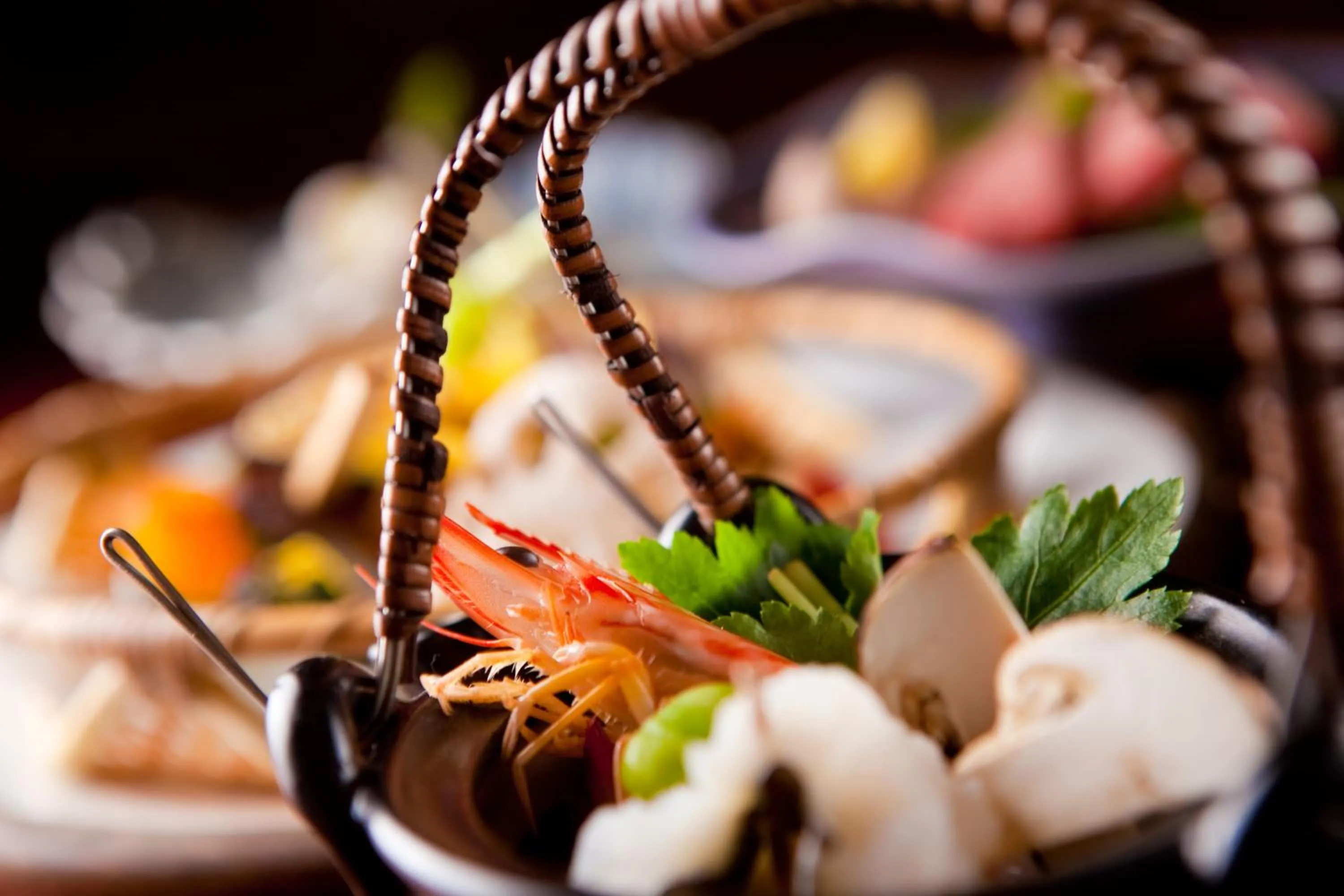 Food close-up in Ryotei Tanokura