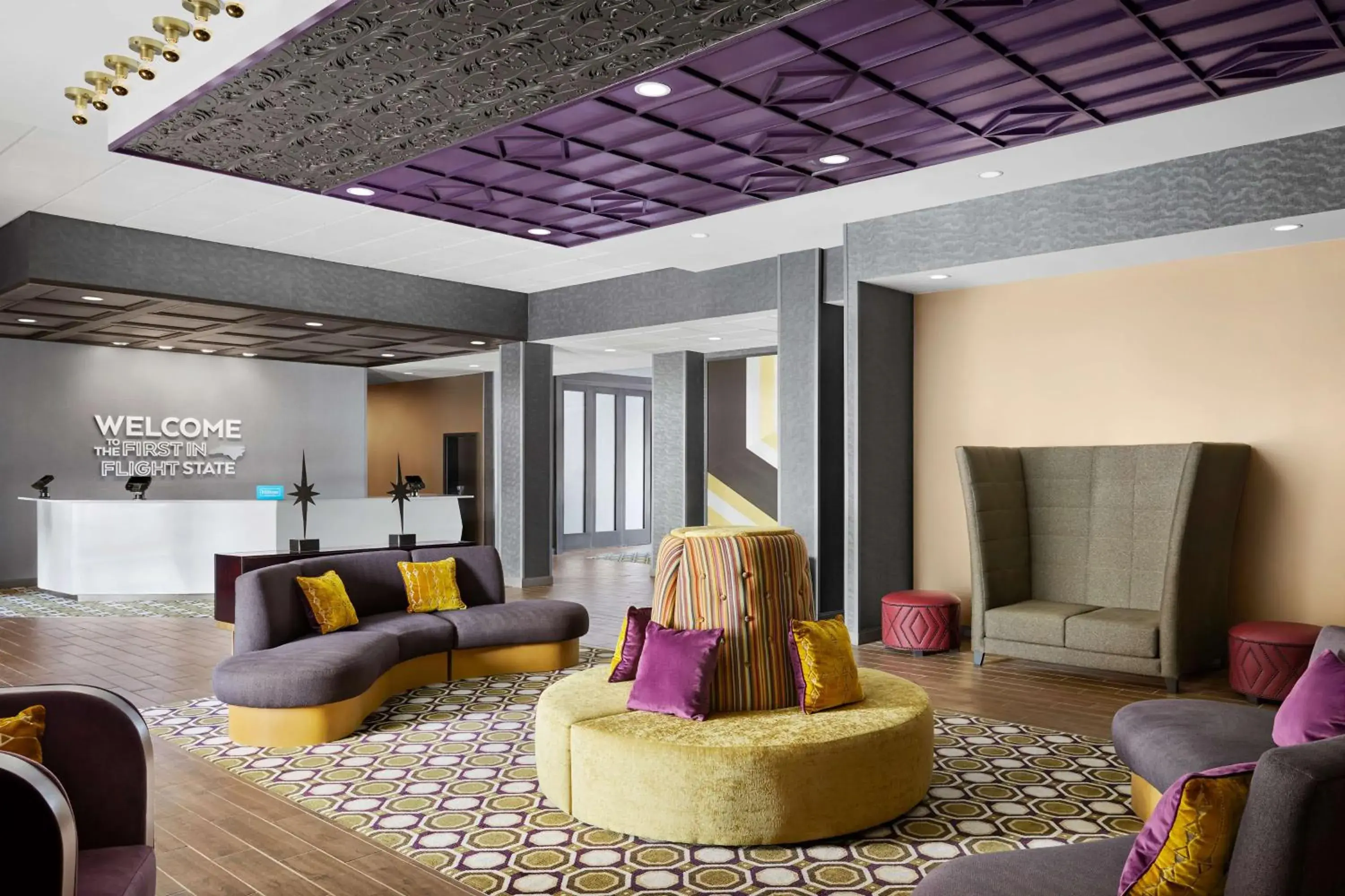 Lobby or reception in Hampton Inn & Suites Charlotte Steele Creek Road, NC Lobby or reception in Hampton Inn & Suites Charlotte Steele Creek Road, NC