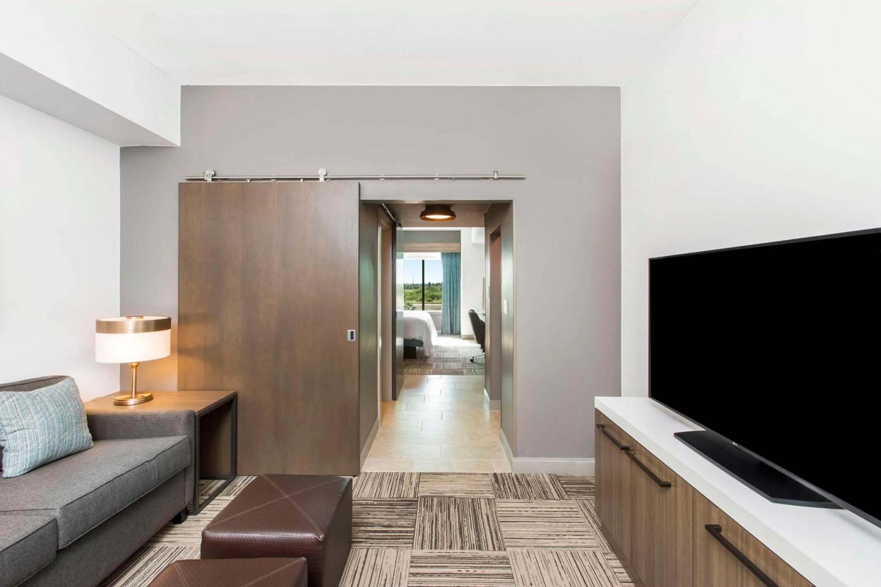 Living room, Bed in Hilton Garden Inn Harlingen Convention Center, Tx