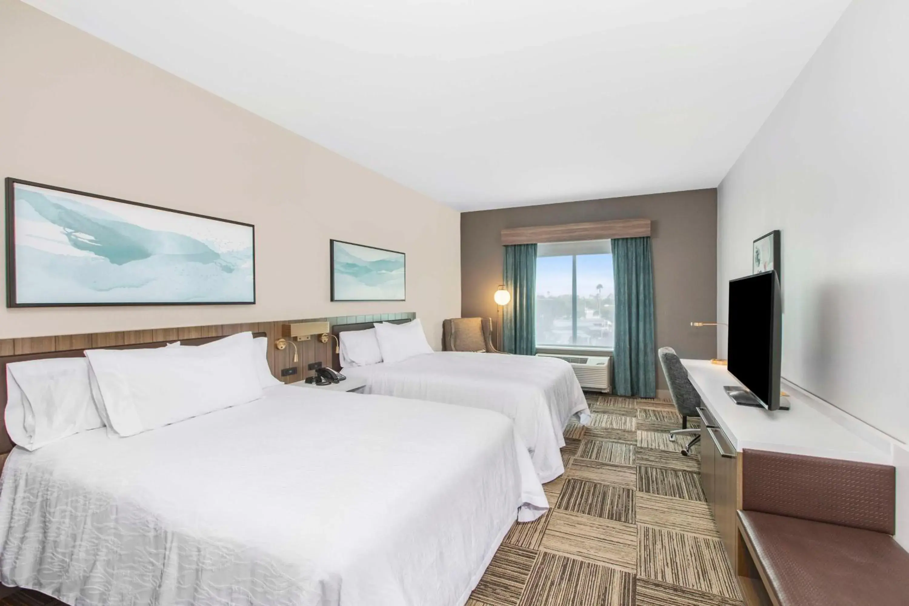 Queen Room with Two Queen Beds in Hilton Garden Inn Harlingen Convention Center, Tx Queen Room with Two Queen Beds in Hilton Garden Inn Harlingen Convention Center, Tx