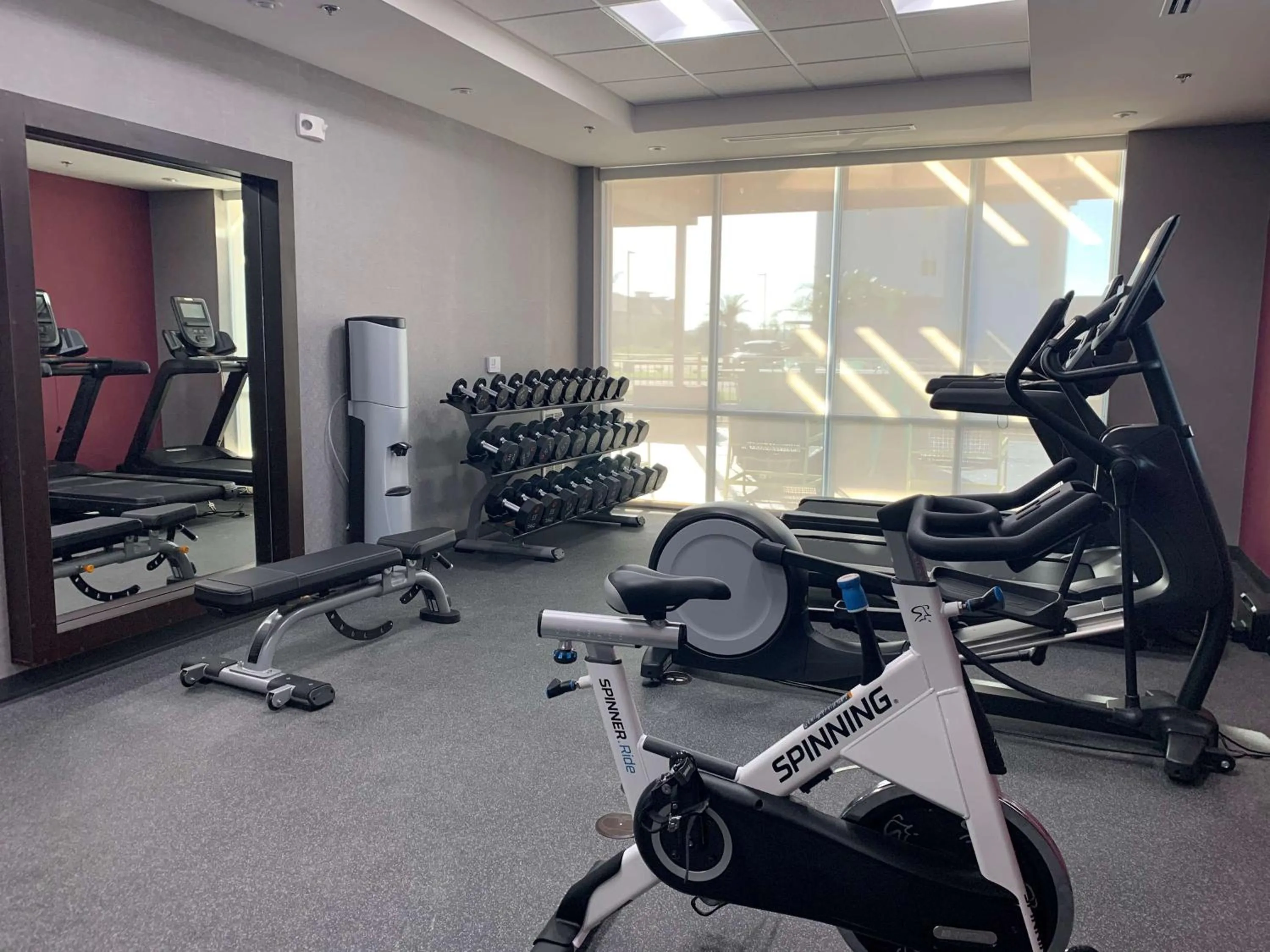 Fitness centre/facilities in Home2 Suites By Hilton Edinburg