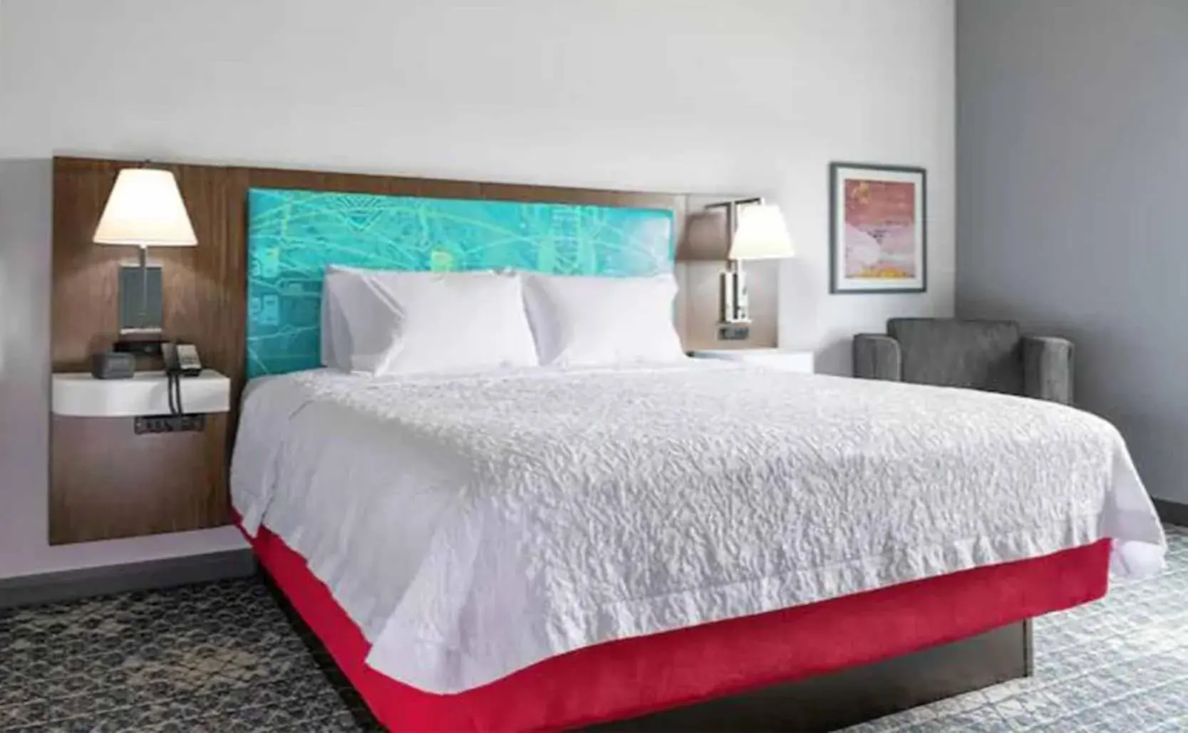 Bed in Hampton Inn Monahans, Tx Bed in Hampton Inn Monahans, Tx