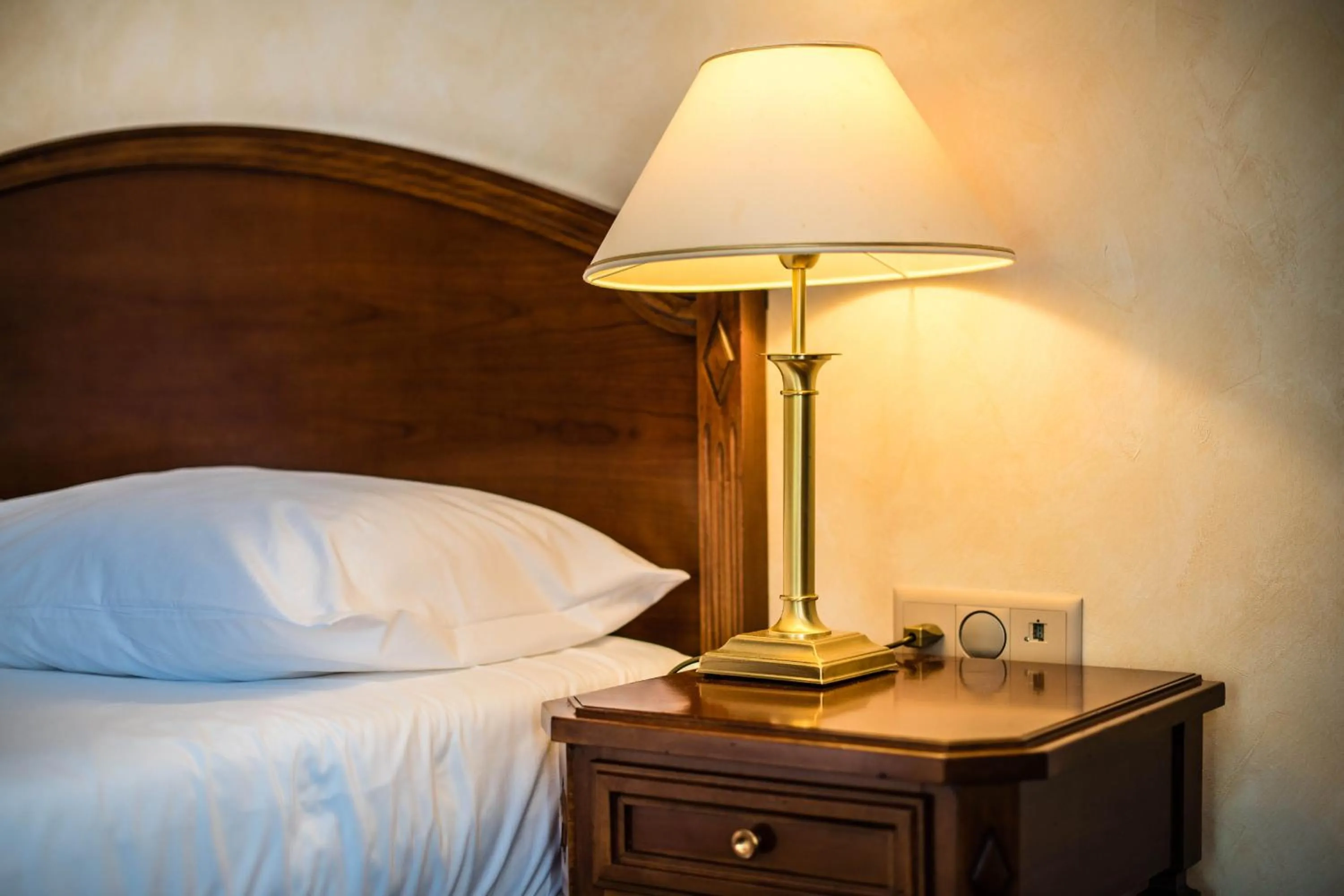 Decorative detail, Bed in Grand Hotel et Centre Thermal d'Yverdon-les-Bains