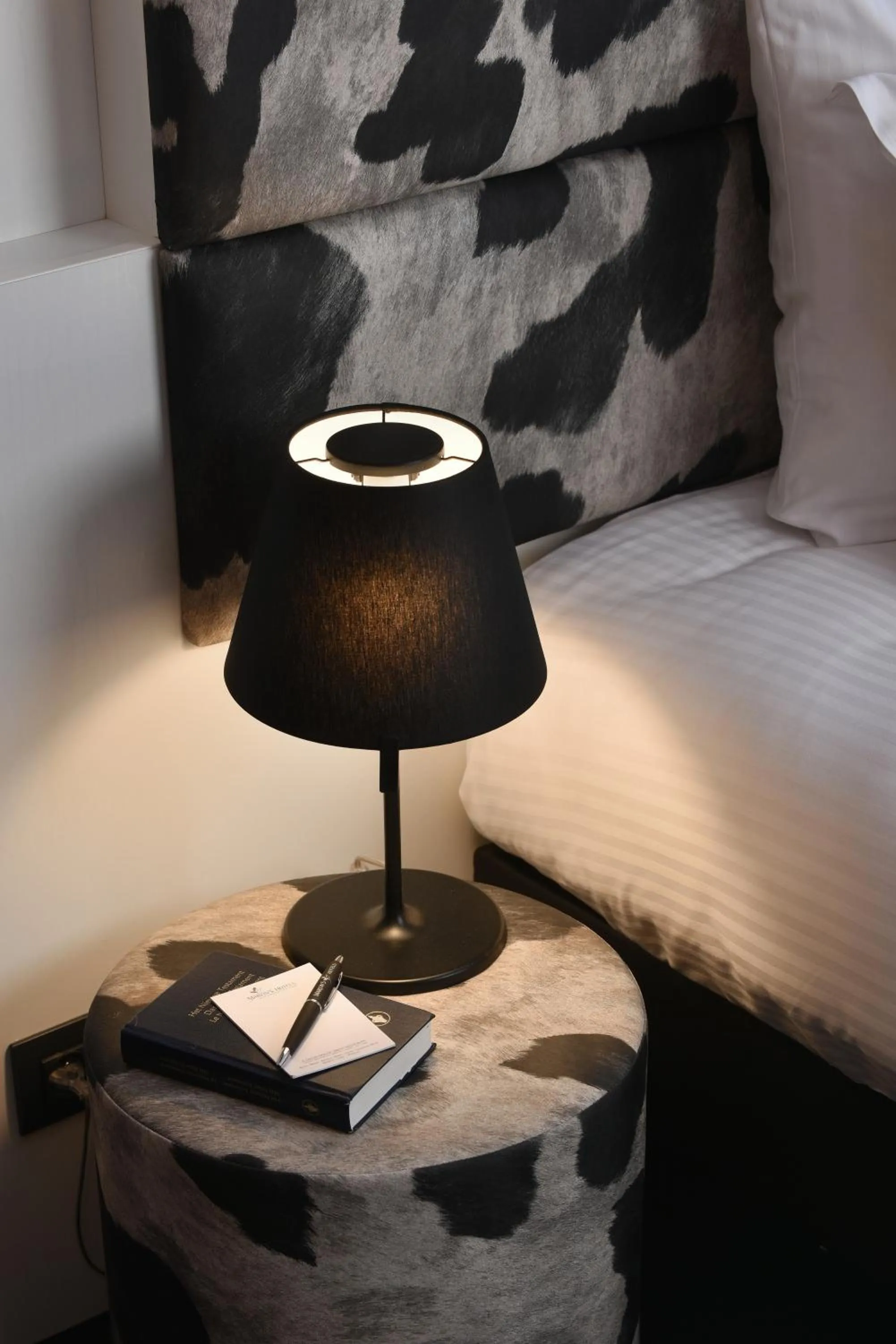 Decorative detail, Bed in Martin's Dream Hotel