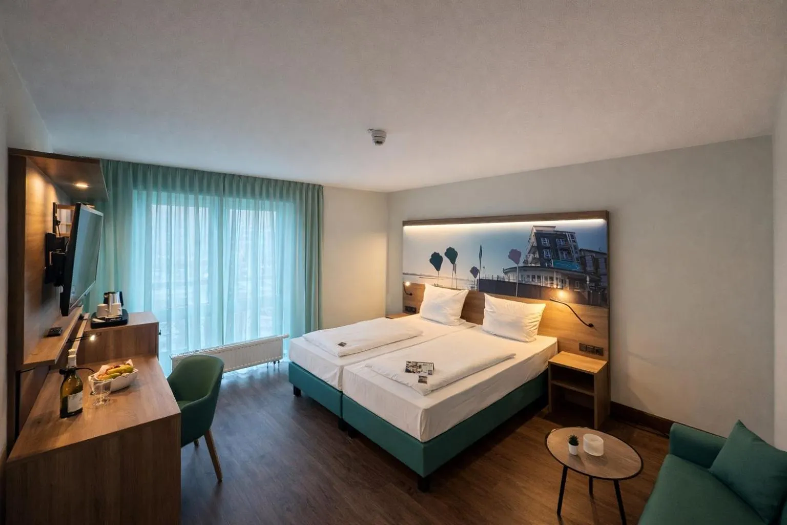 Bed in Hotel Rheinpark Rees