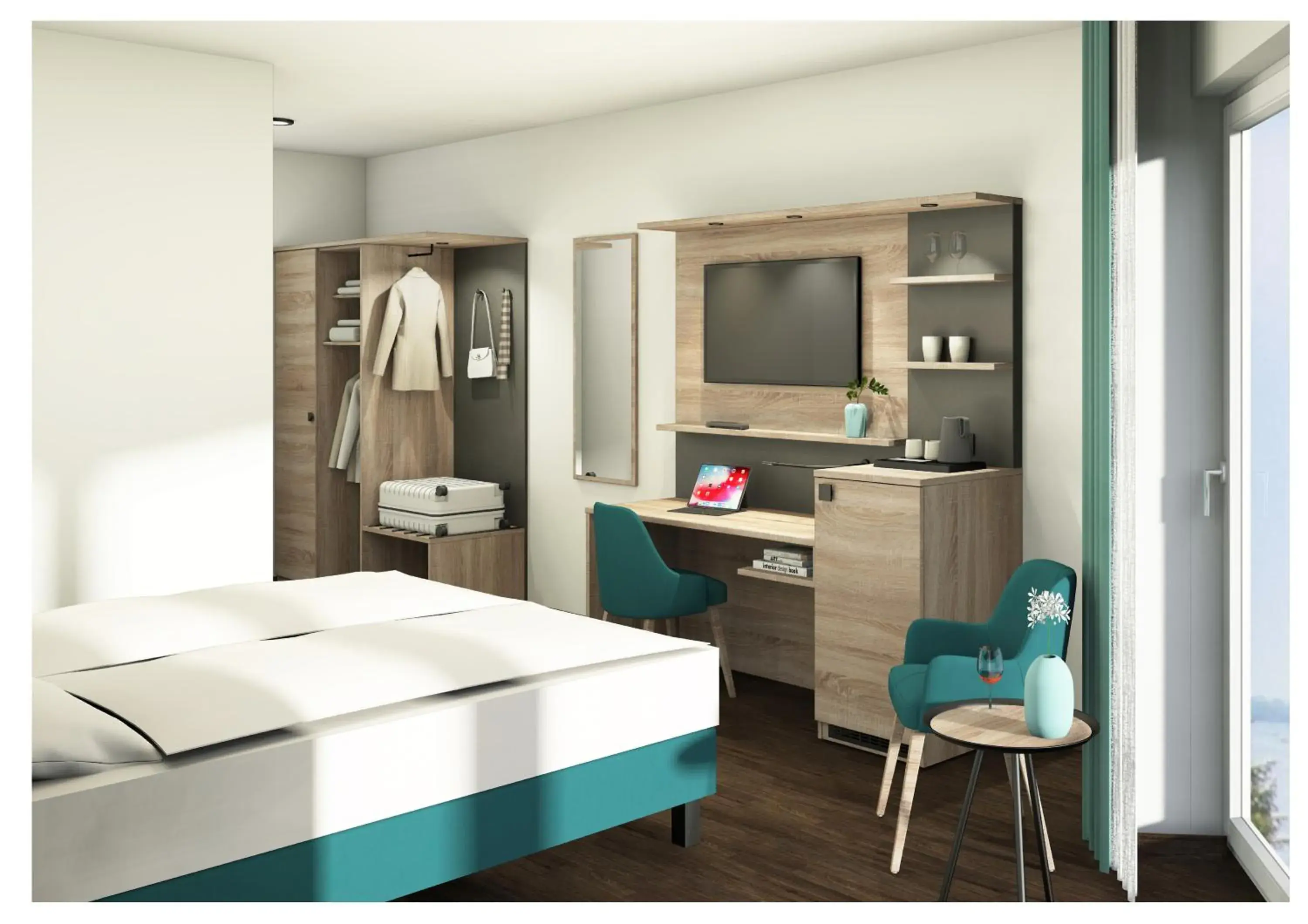 Photo of the whole room, Bed in Hotel Rheinpark Rees Photo of the whole room, Bed in Hotel Rheinpark Rees