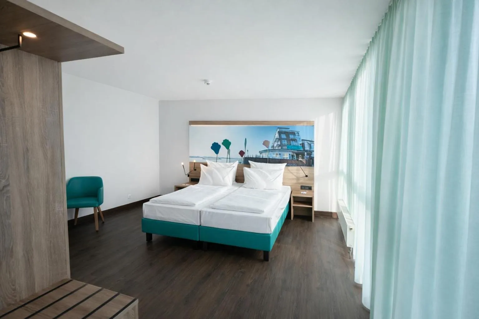 Bed in Hotel Rheinpark Rees