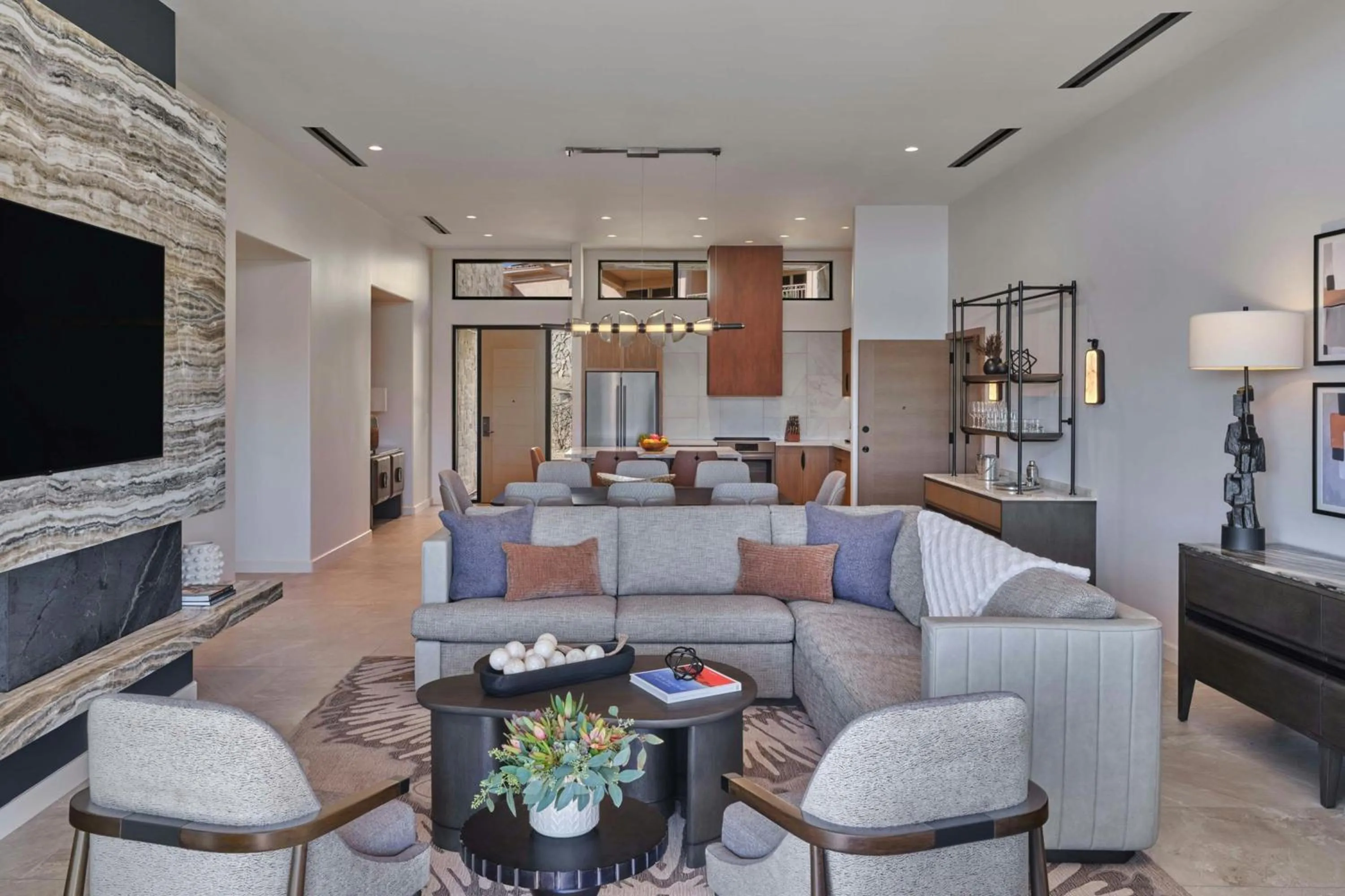 Living room in The Canyon Suites at The Phoenician, a Luxury Collection Resort, Scottsdale