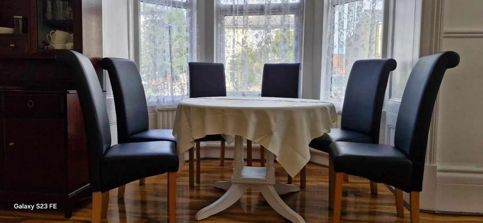 Dining area in Holly Lodge