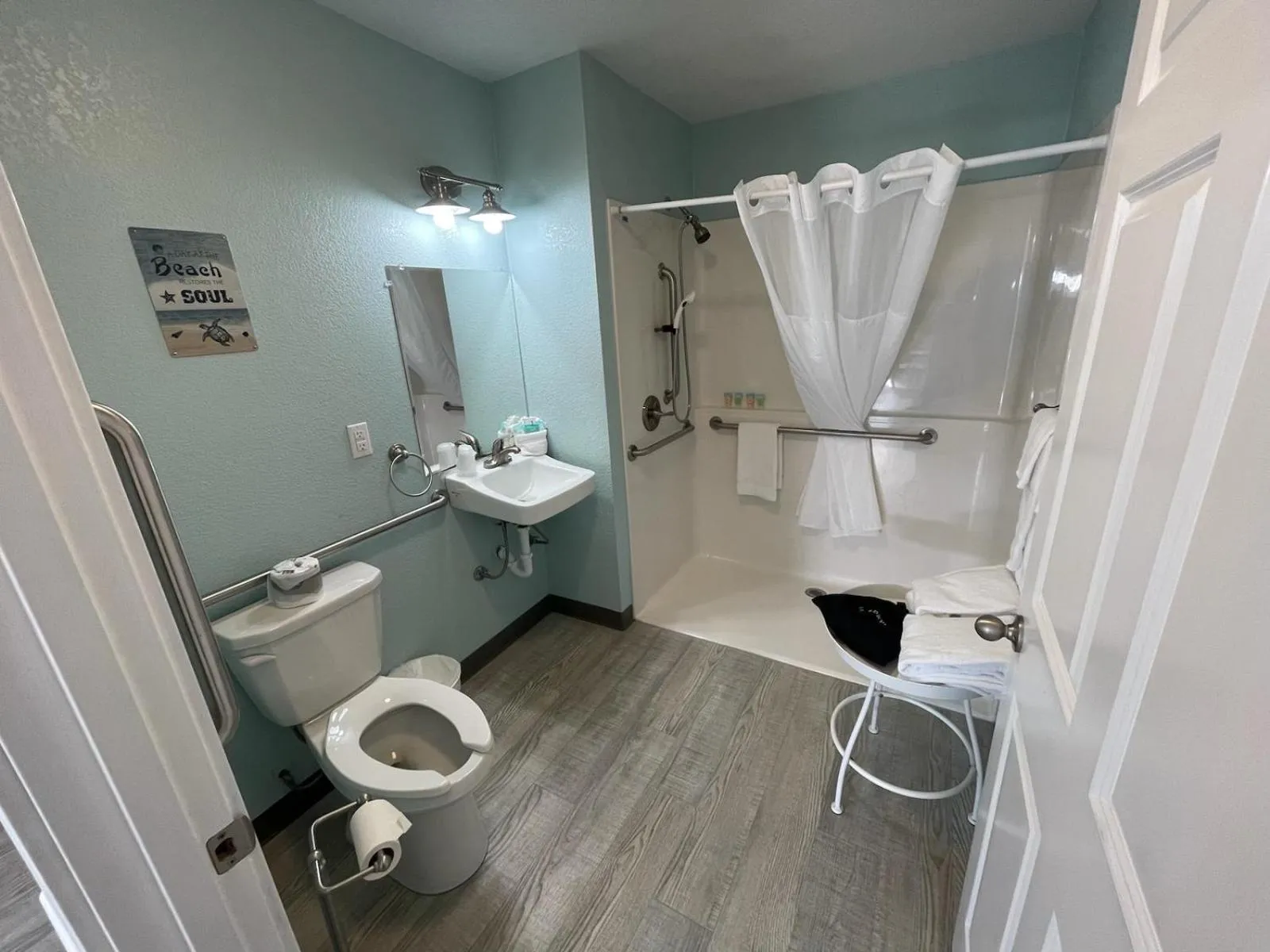 Shower in Coastal Inn and Suites