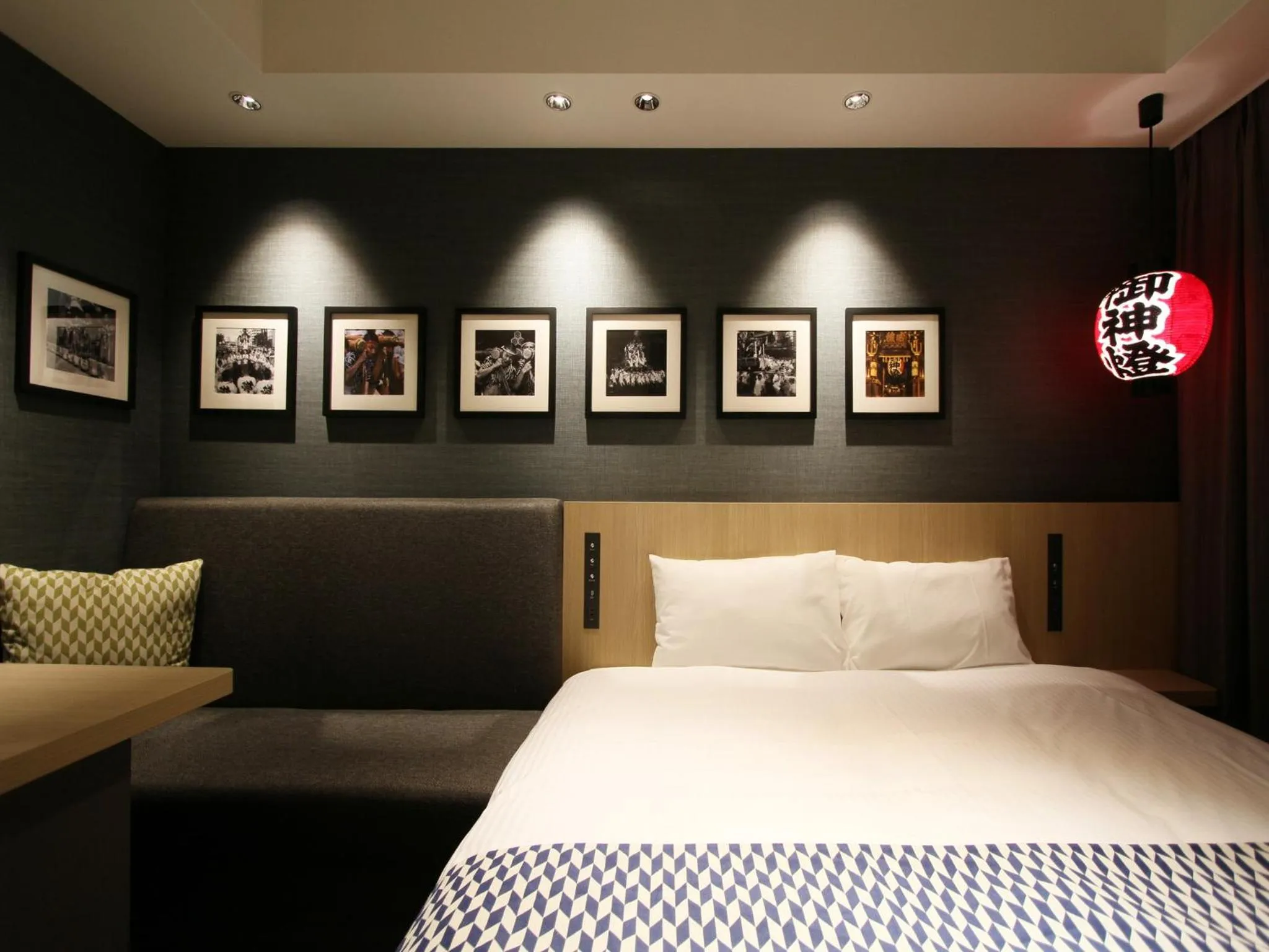 Bed in Hotel Torifito Hakata Gion