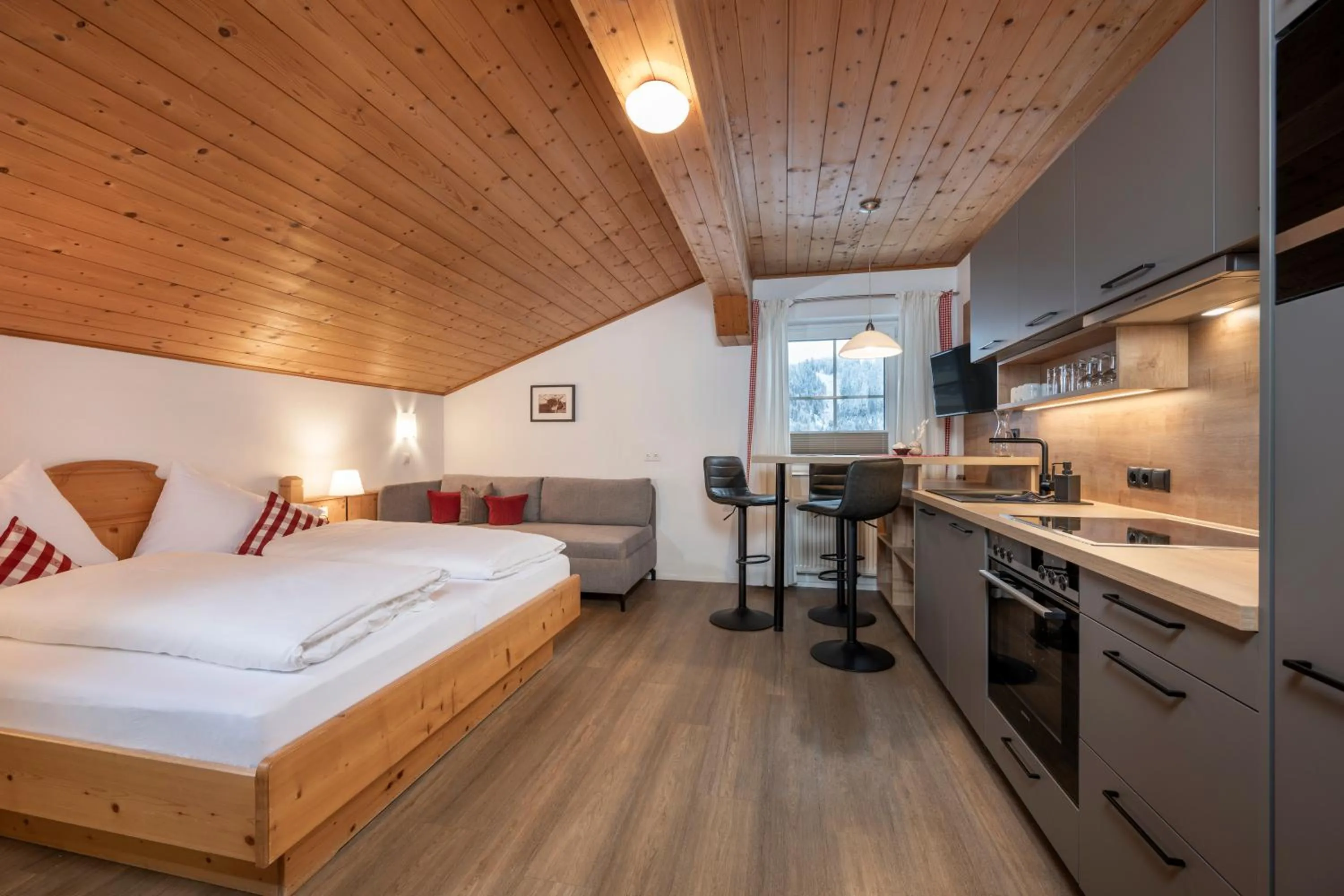 Bed in Aparthotel Stadler